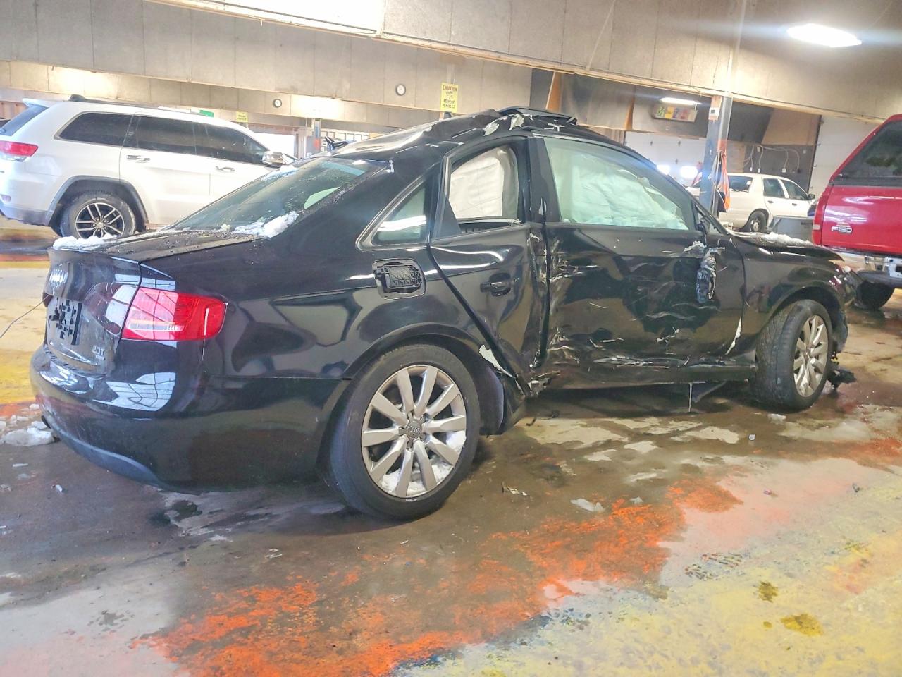 2012 Audi A4 Premium Black vin: WAUBFAFL8CN008575
