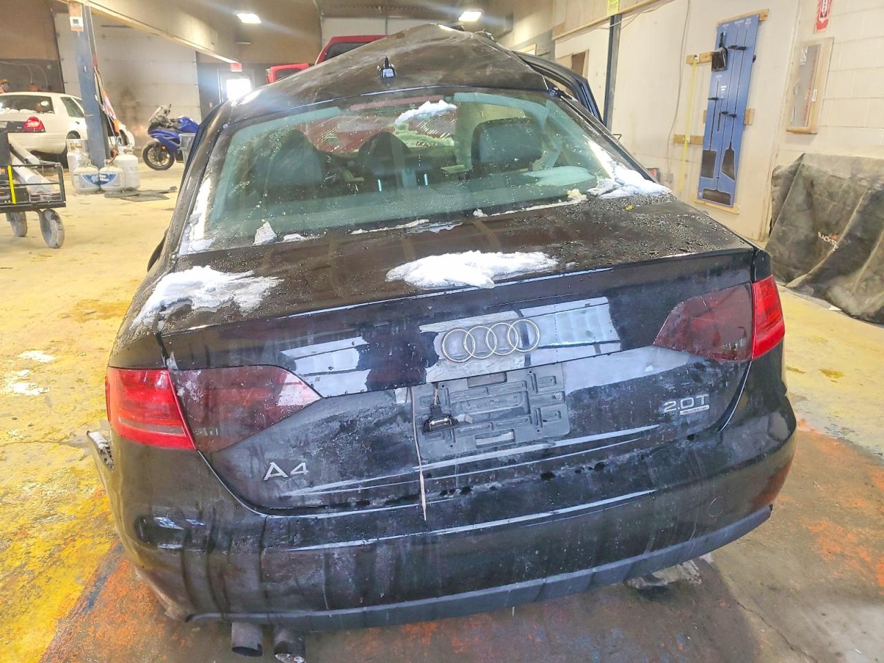 2012 Audi A4 Premium Black vin: WAUBFAFL8CN008575