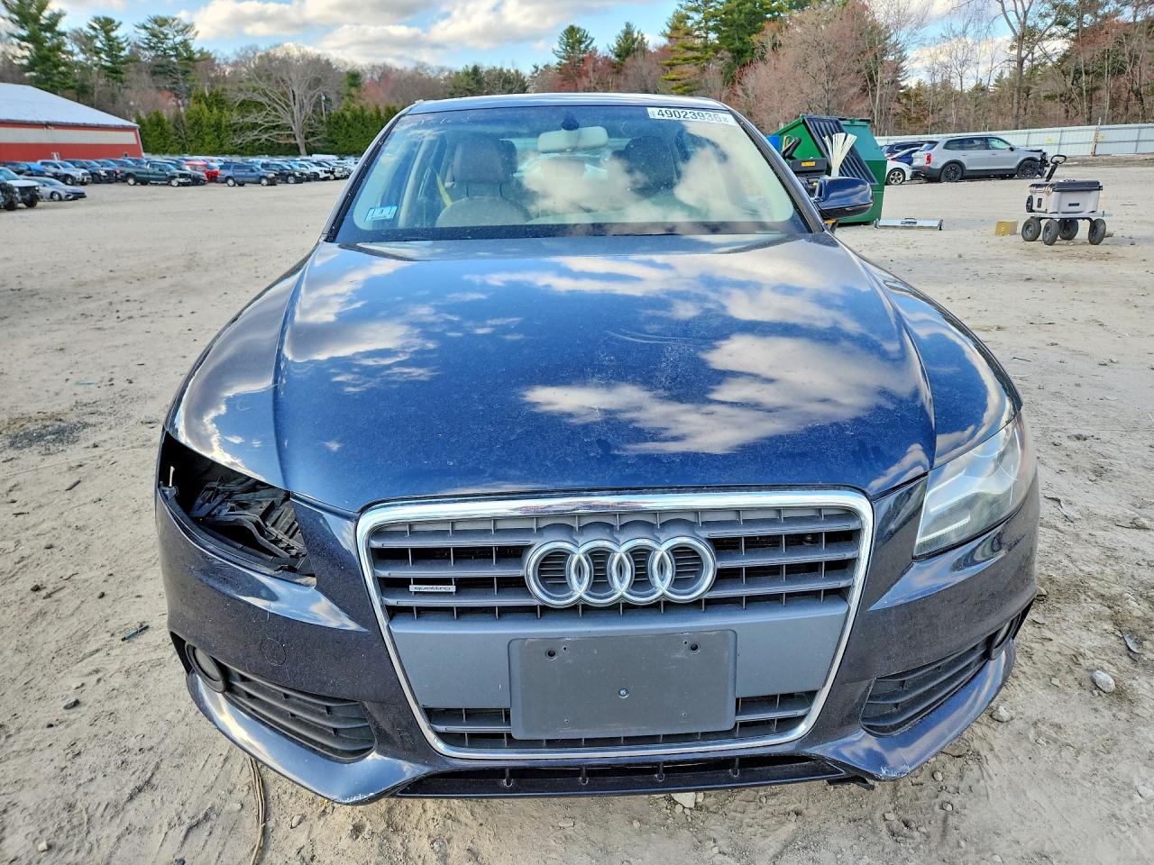 2012 Audi A4 Premium Black vin: WAUBFAFL8CN019639