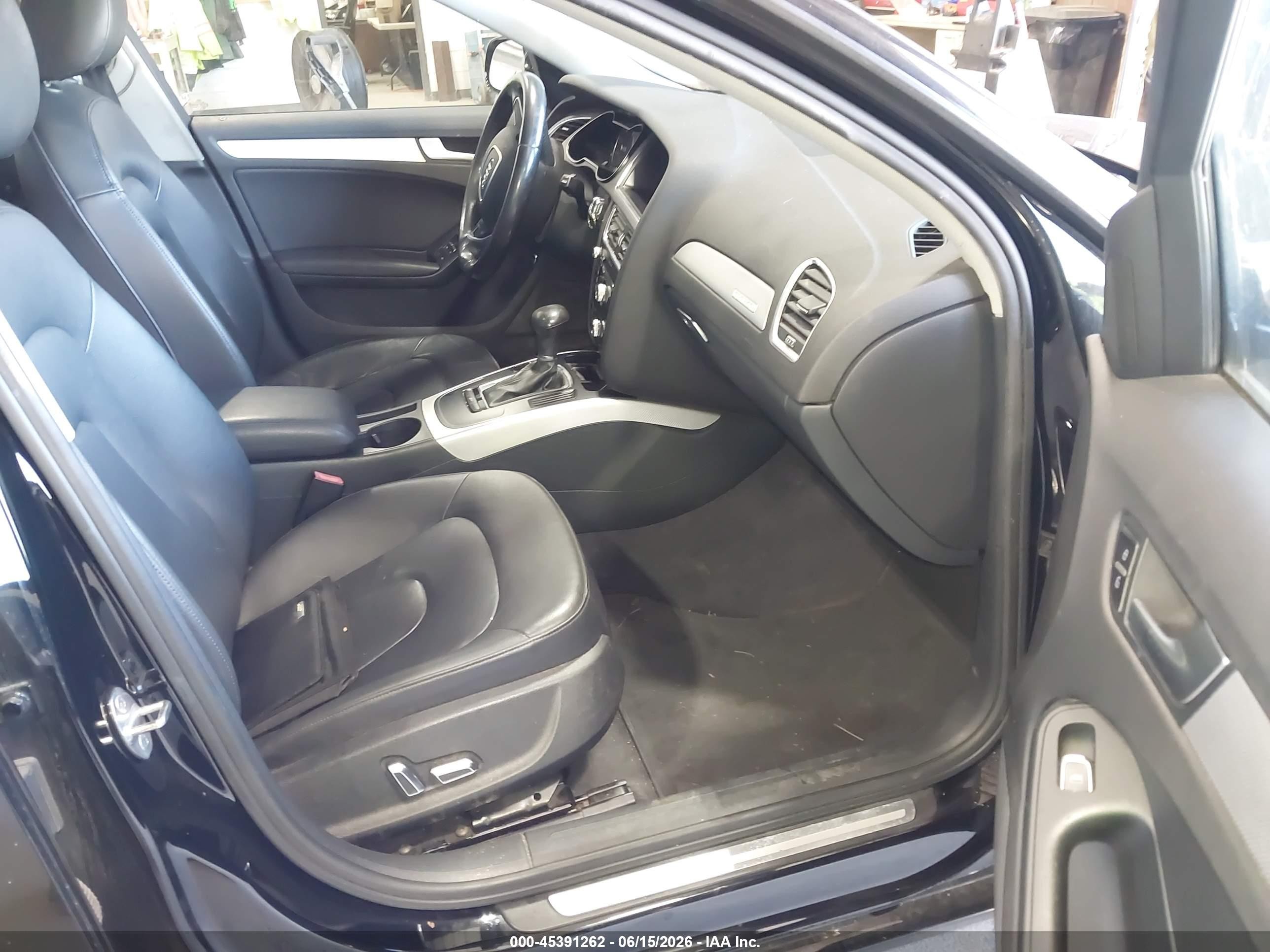 2013 Audi A4 2.0t Premium Black vin: WAUBFAFL8DN026656