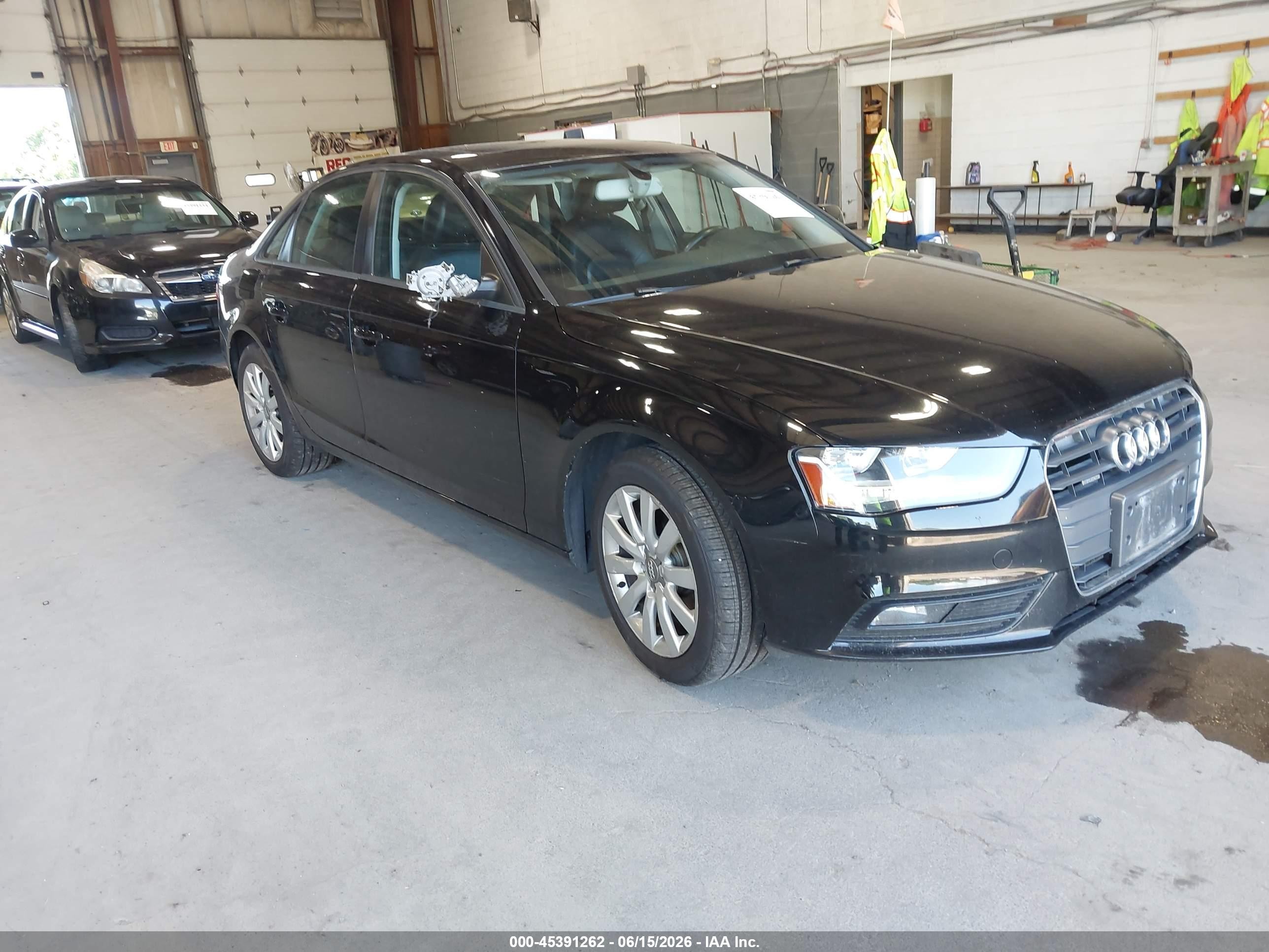 2013 Audi A4 2.0t Premium Black vin: WAUBFAFL8DN026656