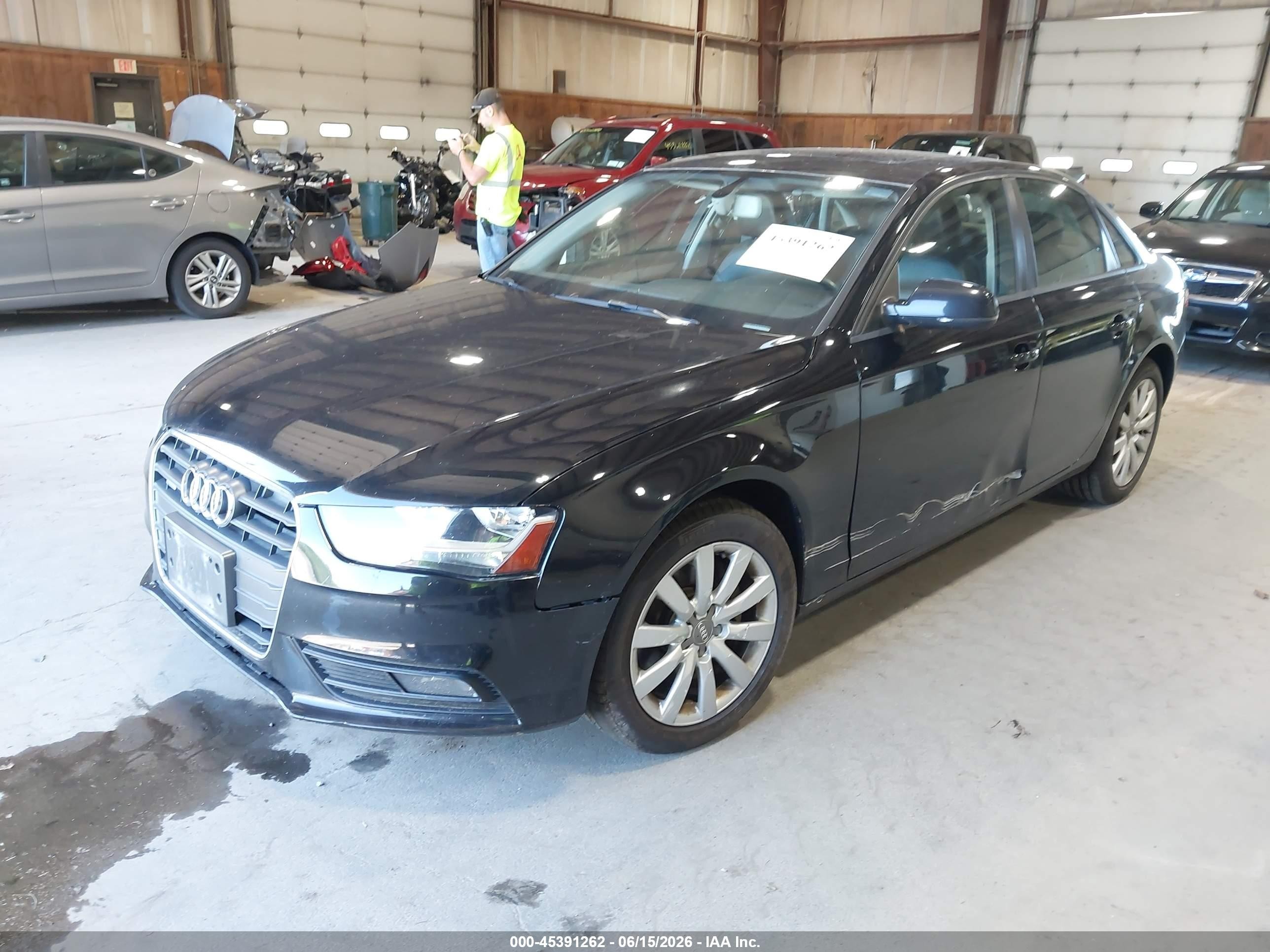 2013 Audi A4 2.0t Premium Black vin: WAUBFAFL8DN026656