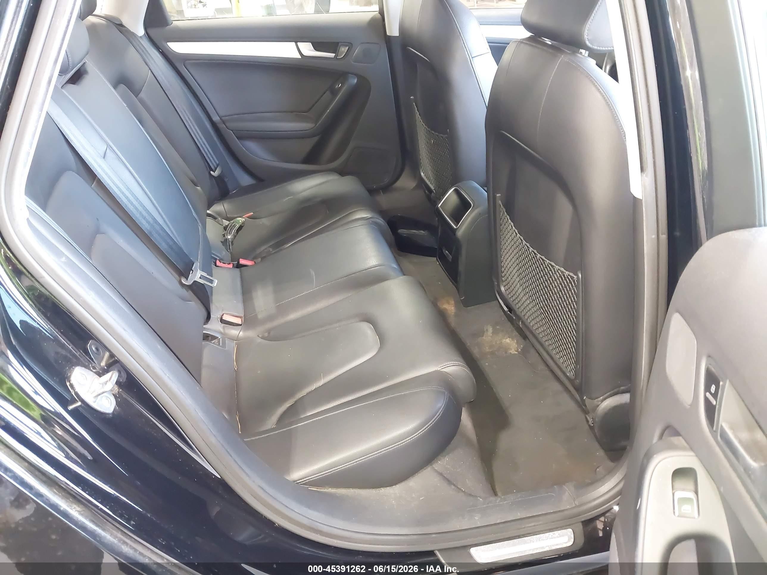 2013 Audi A4 2.0t Premium Black vin: WAUBFAFL8DN026656