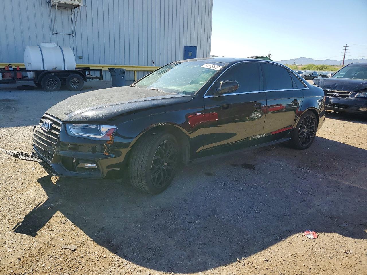 2014 Audi A4 Black vin: WAUBFAFL8EN018638