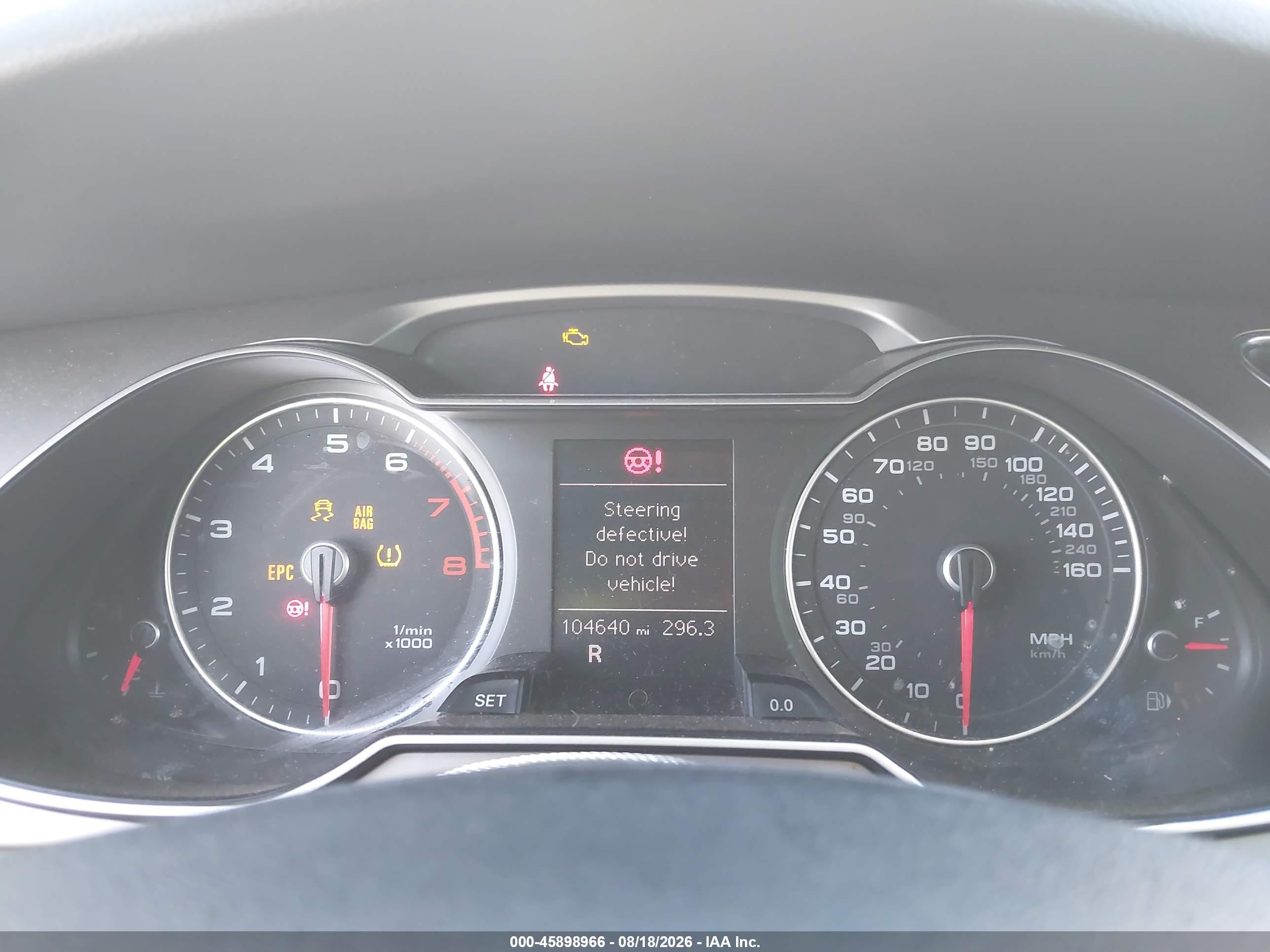 2014 Audi A4 2.0t Premium White vin: WAUBFAFL8EN026836