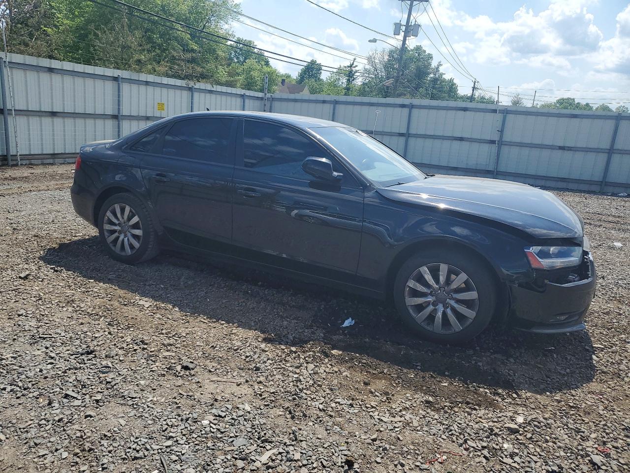 2014 Audi A4 Premium Черный vin: WAUBFAFL8EN040669