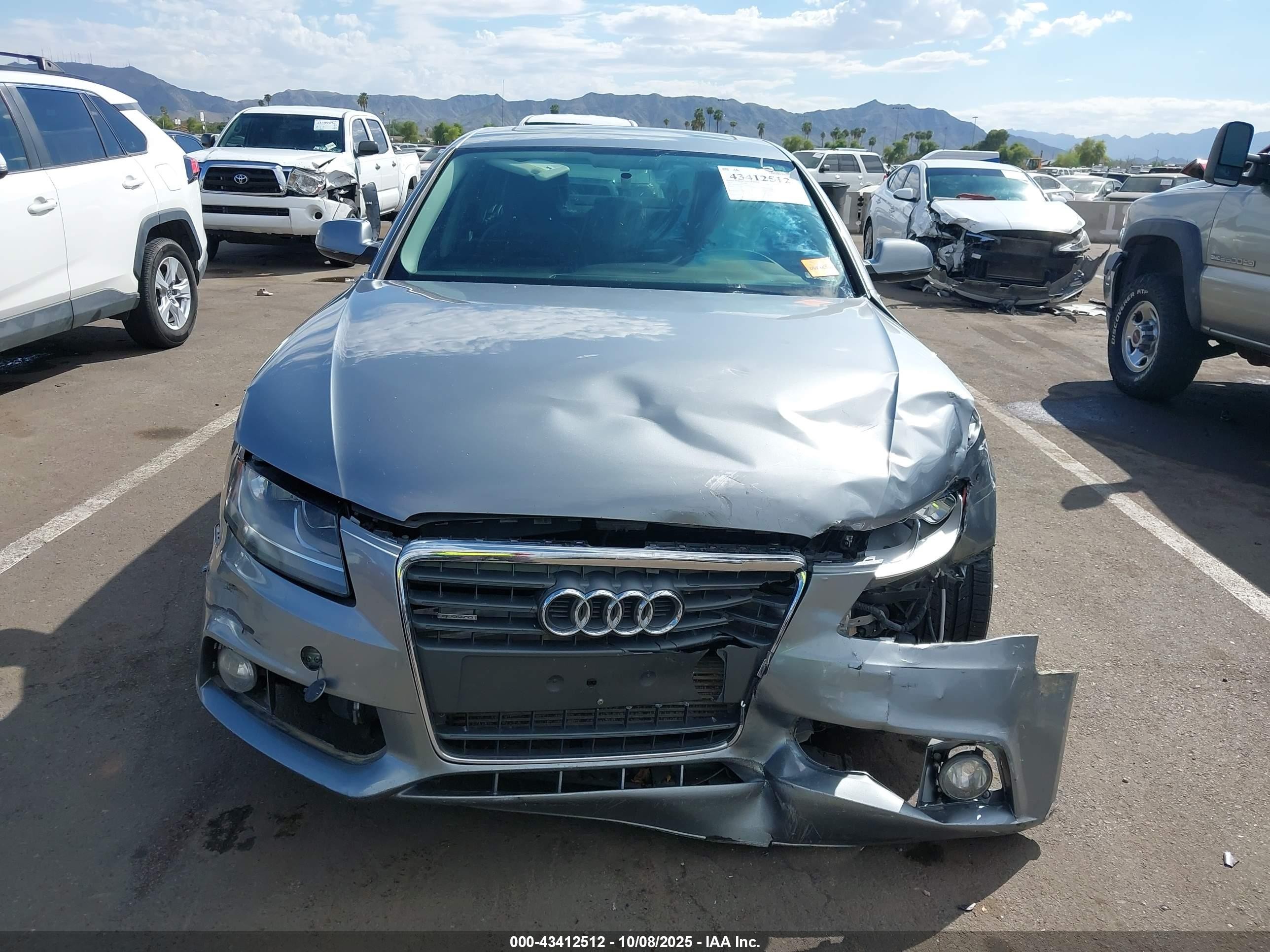 2011 Audi A4 2.0t Premium Gray vin: WAUBFAFL9BN010575