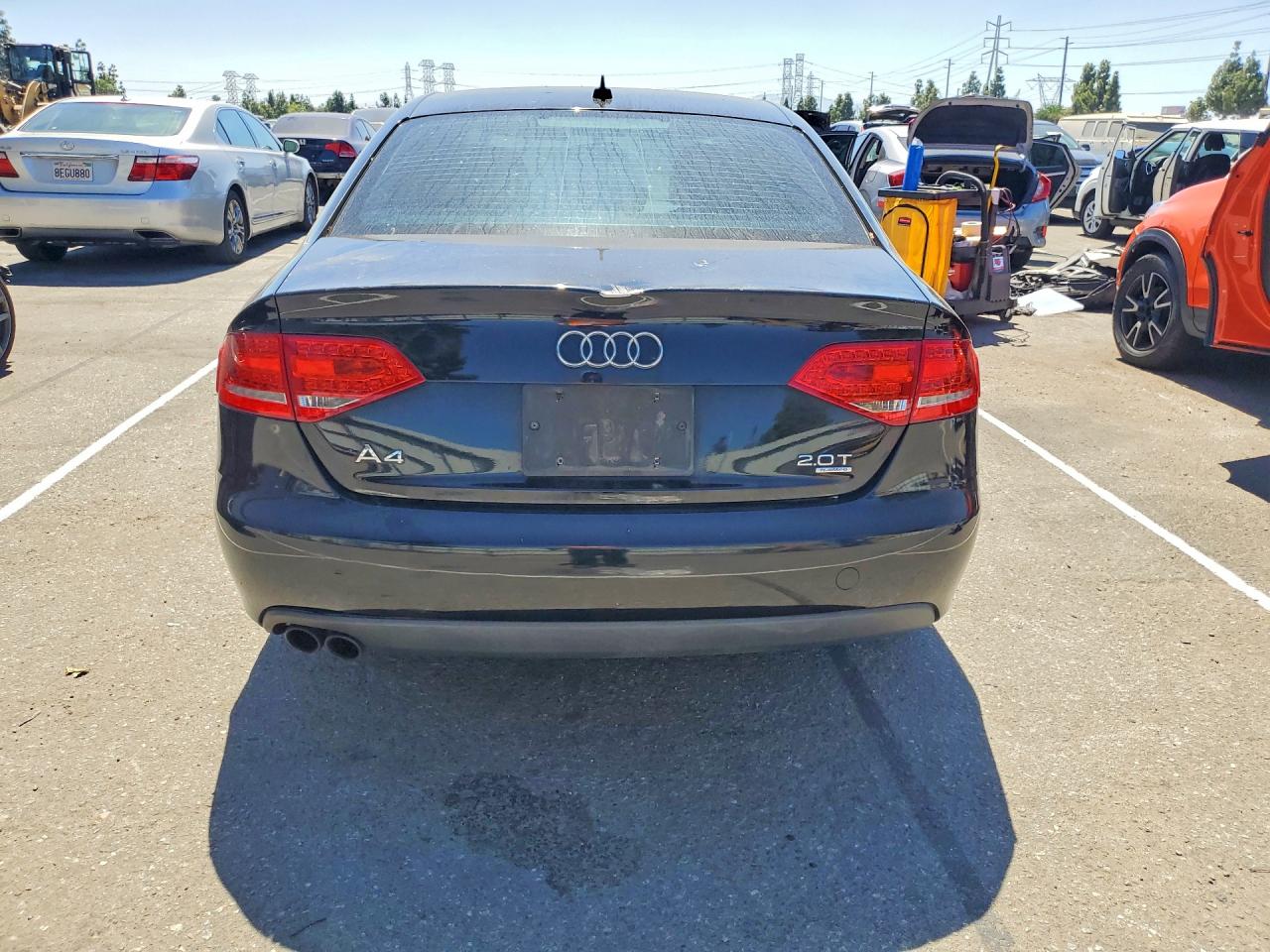 2012 Audi A4 Premium Black vin: WAUBFAFL9CA049451