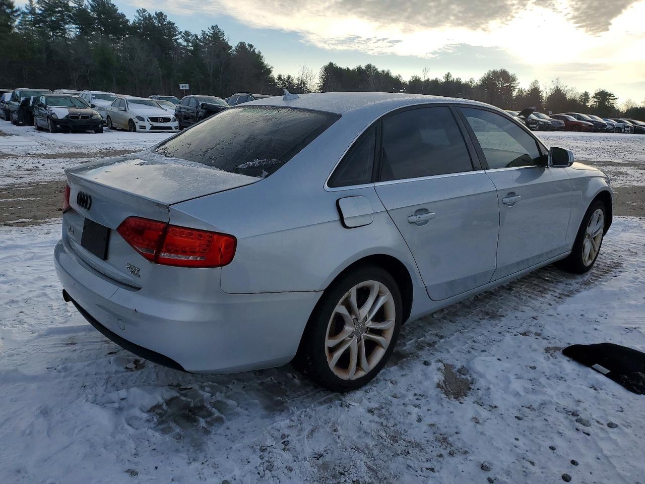2012 Audi A4 Gray vin: WAUBFAFL9CN002090