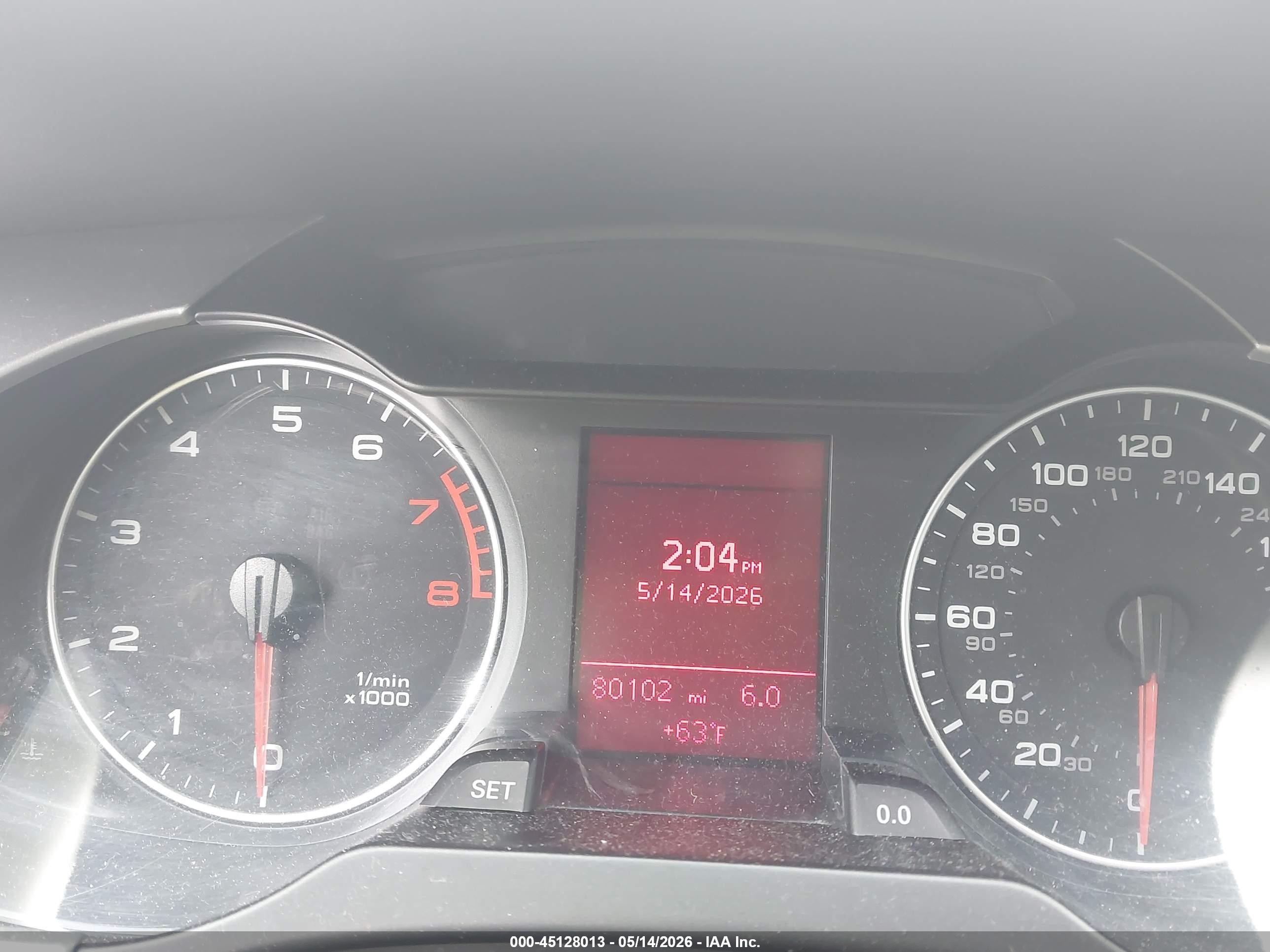 2012 Audi A4 2.0t Premium White vin: WAUBFAFL9CN019312