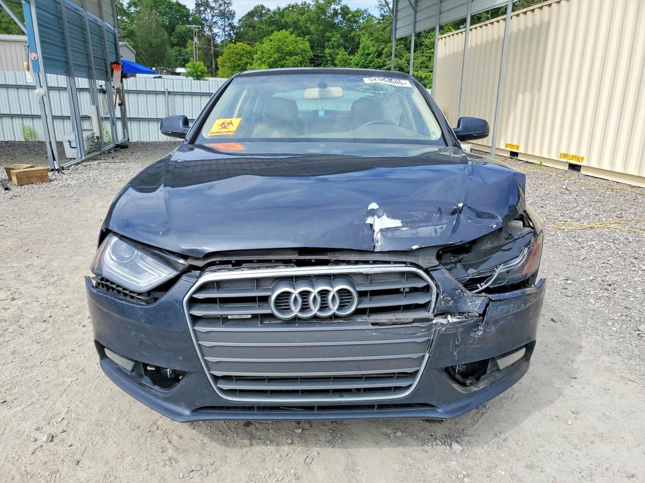 2013 Audi A4 Premium Black vin: WAUBFAFL9DN034250