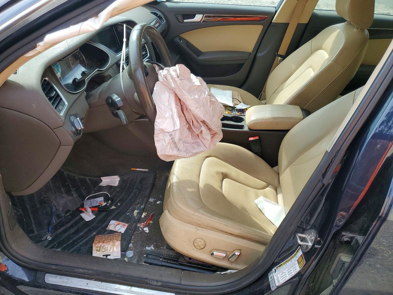 2013 Audi A4 Premium Black vin: WAUBFAFL9DN034250
