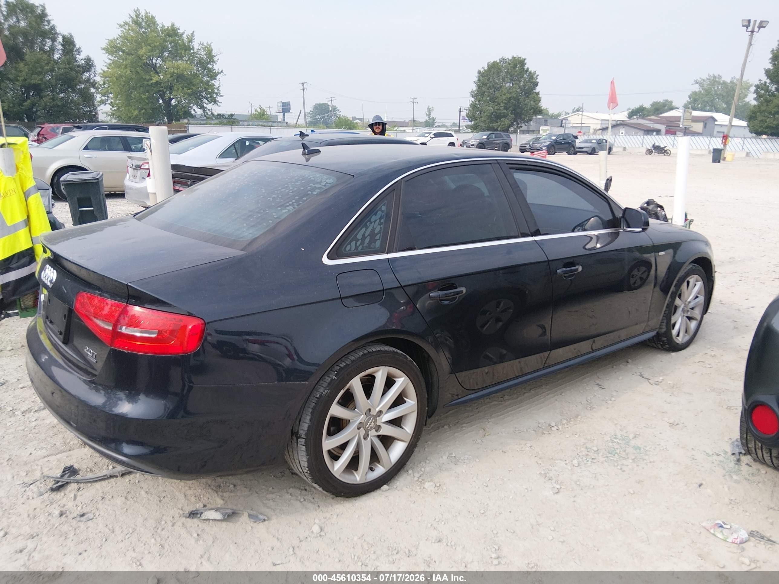 2014 Audi A4 2.0t Premium Black vin: WAUBFAFL9EN037232