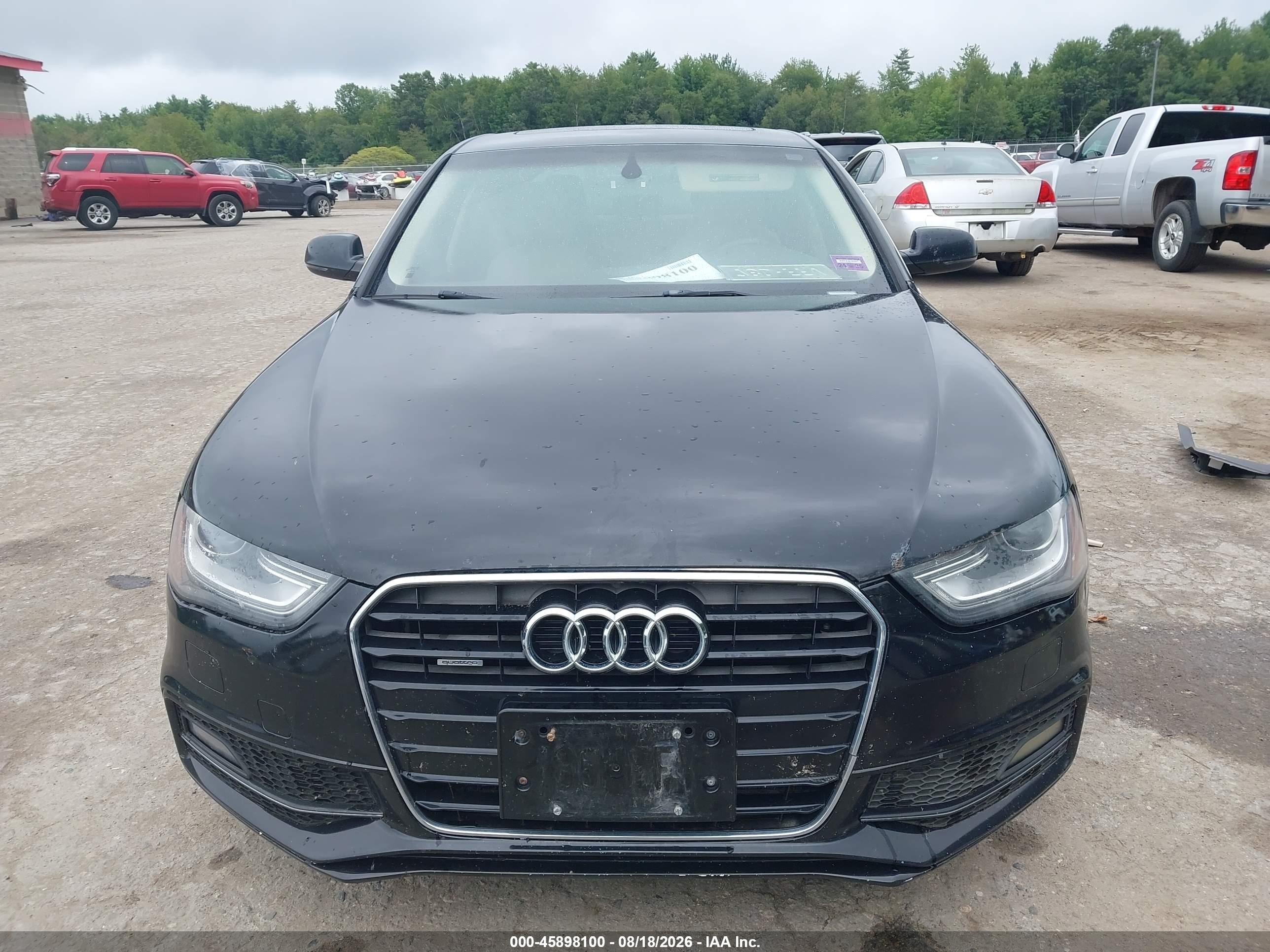 2014 Audi A4 2.0t Premium Black vin: WAUBFAFL9EN039241
