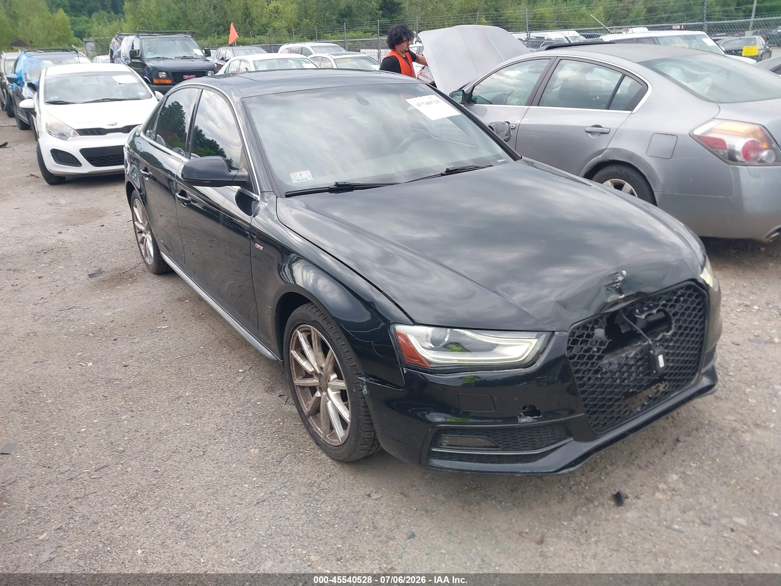 2015 Audi A4 2.0t Premium Black vin: WAUBFAFL9FN007780