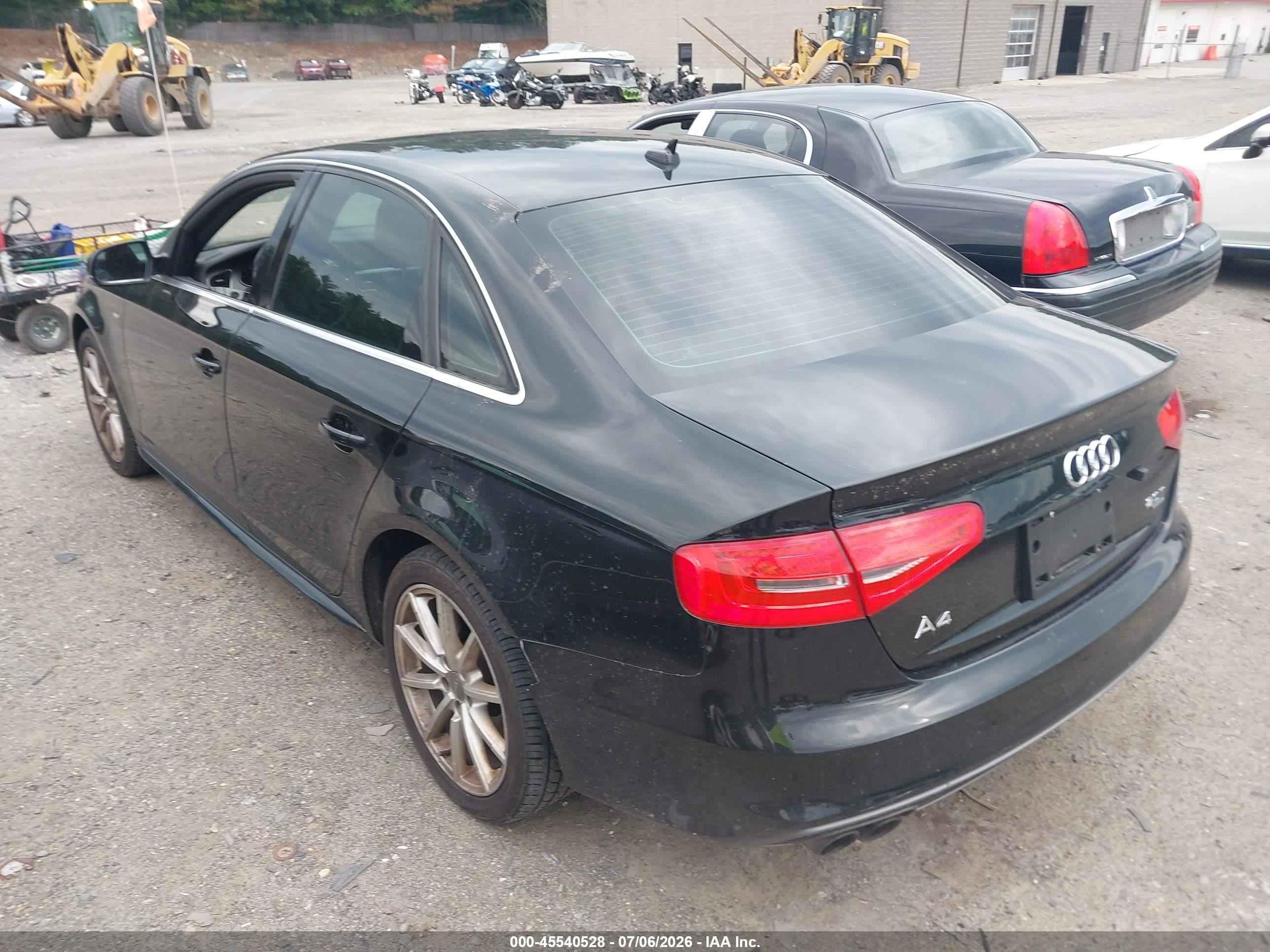 2015 Audi A4 2.0t Premium Black vin: WAUBFAFL9FN007780
