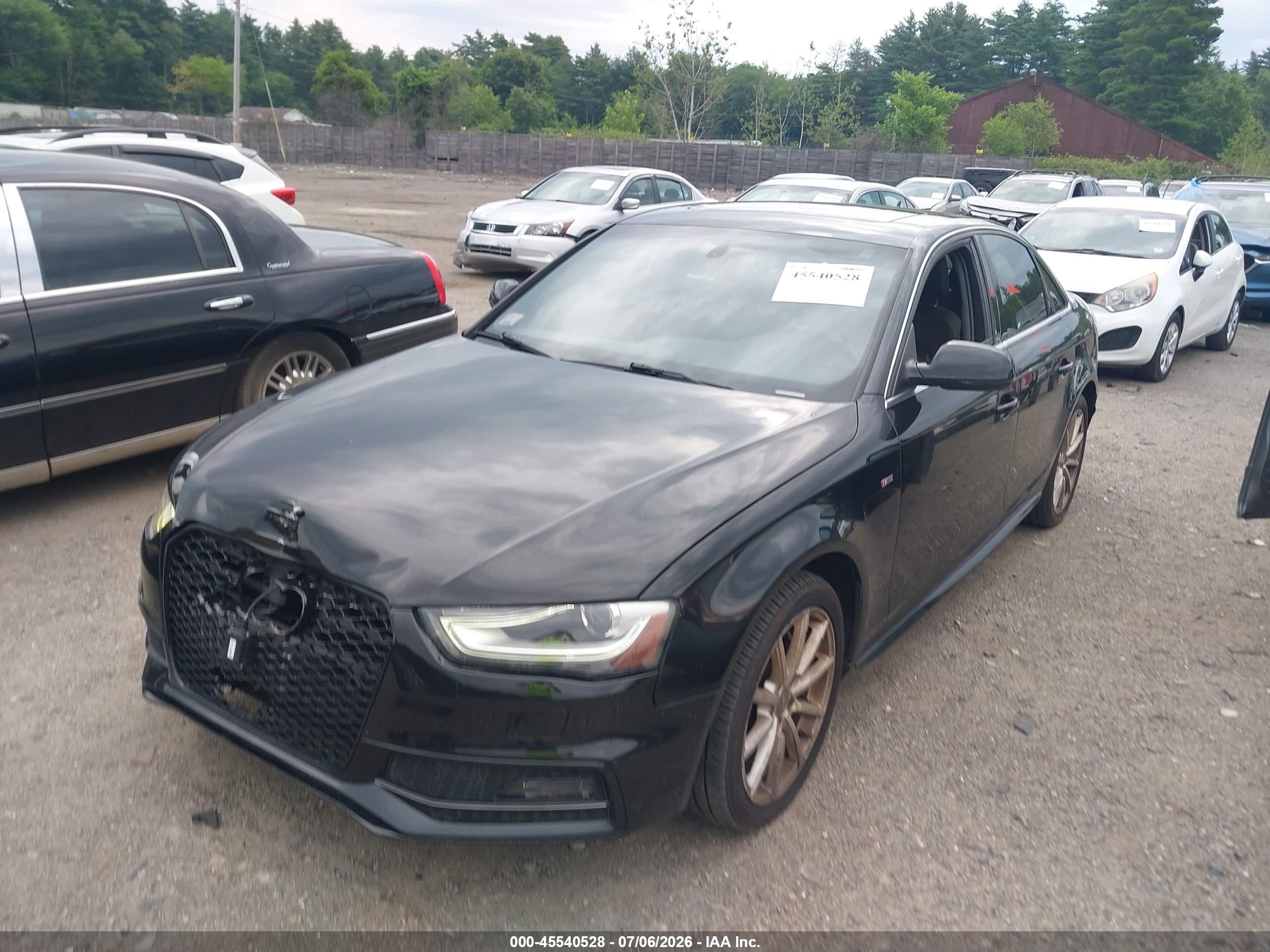 2015 Audi A4 2.0t Premium Black vin: WAUBFAFL9FN007780