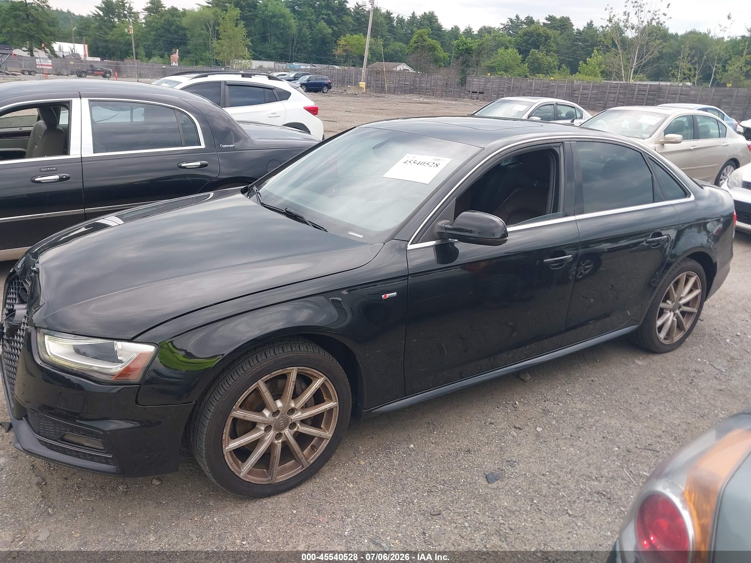2015 Audi A4 2.0t Premium Black vin: WAUBFAFL9FN007780