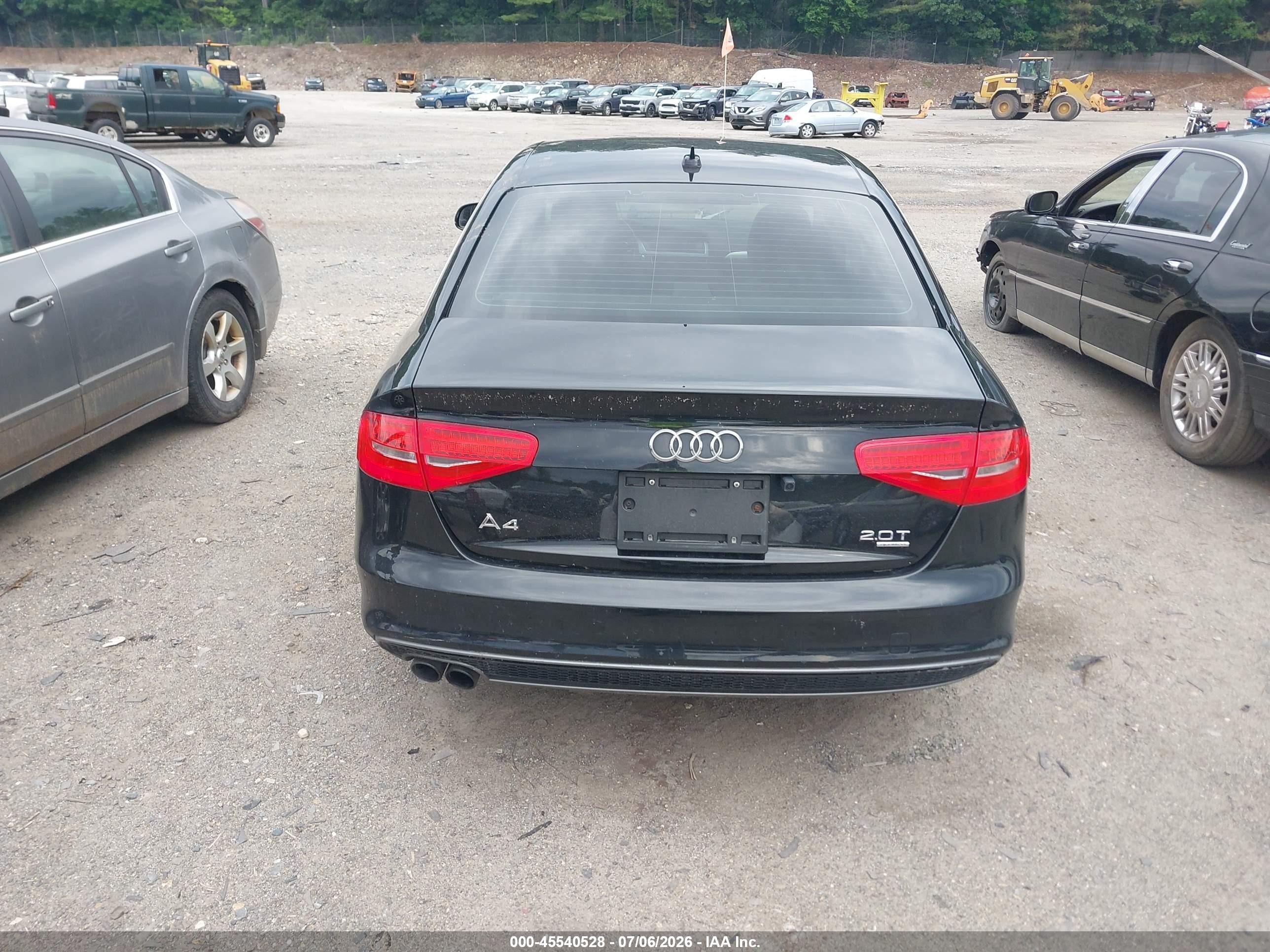 2015 Audi A4 2.0t Premium Black vin: WAUBFAFL9FN007780