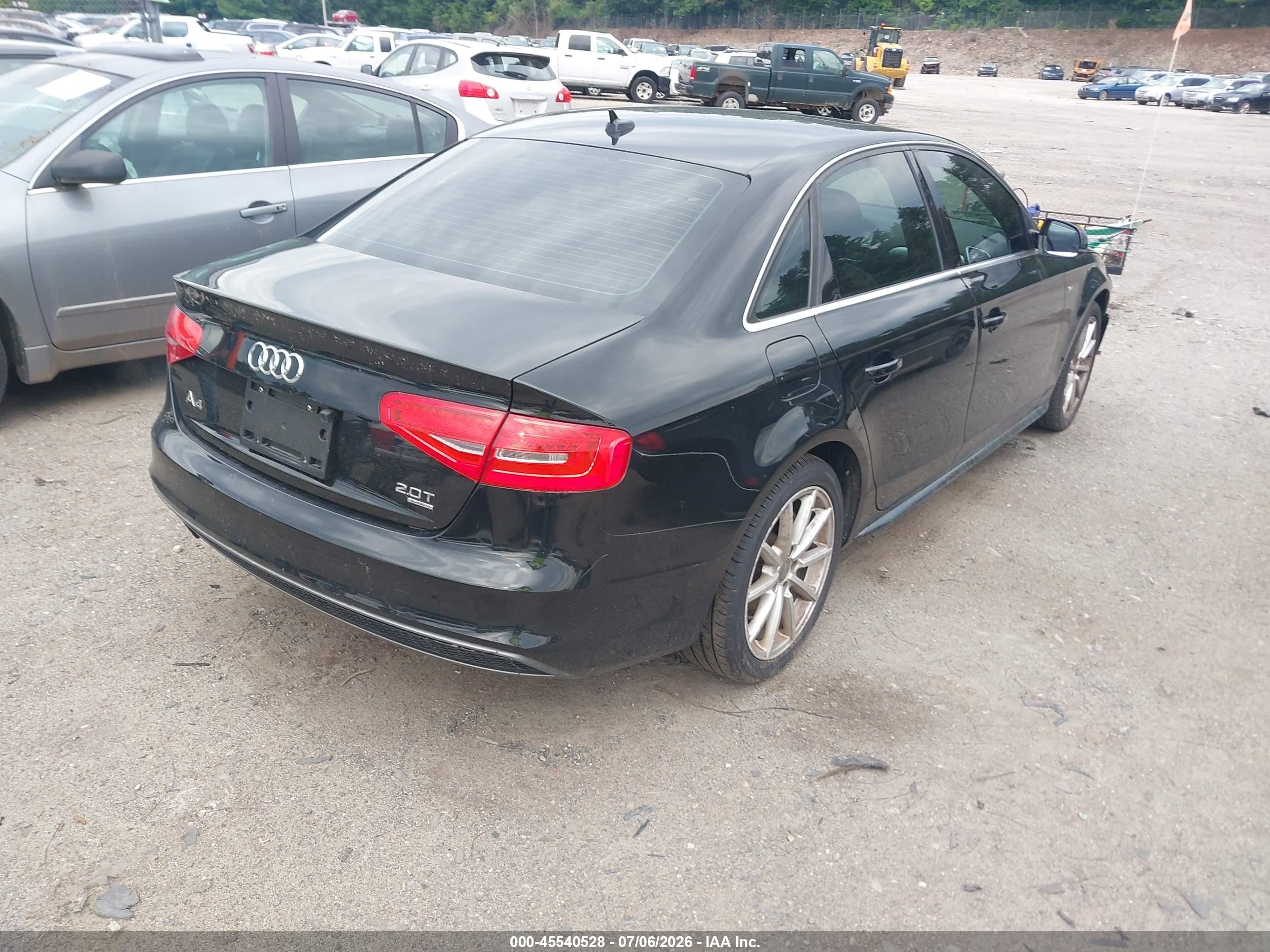 2015 Audi A4 2.0t Premium Black vin: WAUBFAFL9FN007780
