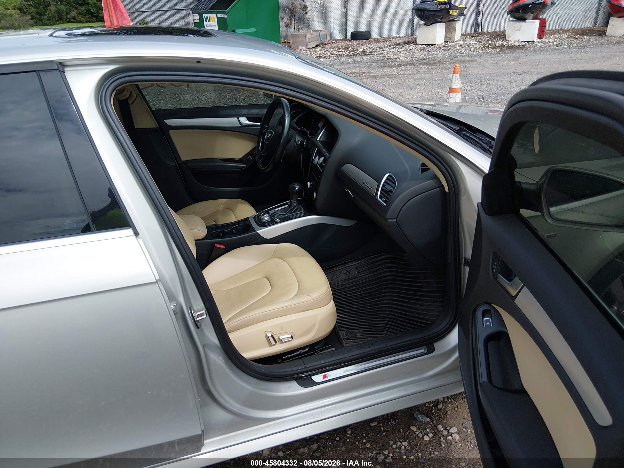 2015 Audi A4 2.0t Premium Silver vin: WAUBFAFL9FN014714