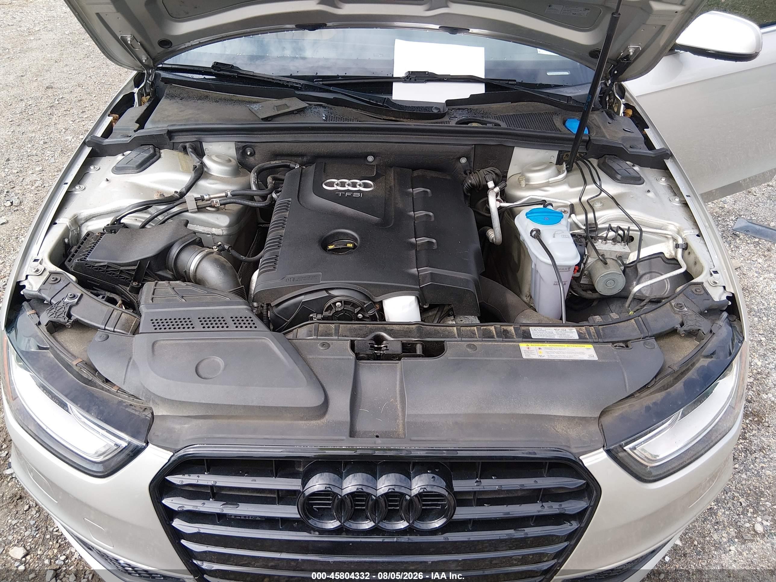 2015 Audi A4 2.0t Premium Silver vin: WAUBFAFL9FN014714