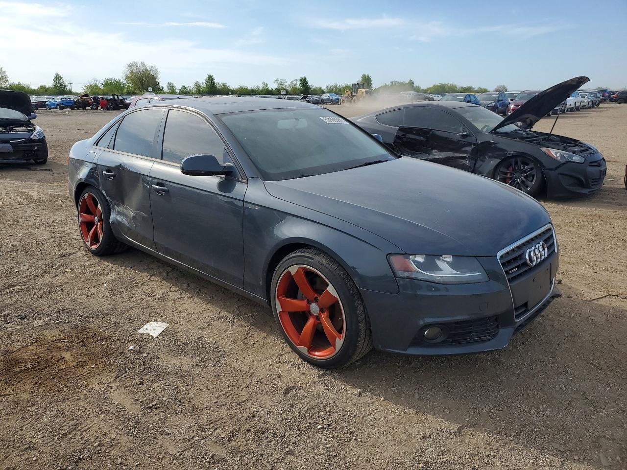 2011 Audi A4 Premium Gray vin: WAUBFAFLXBN031953