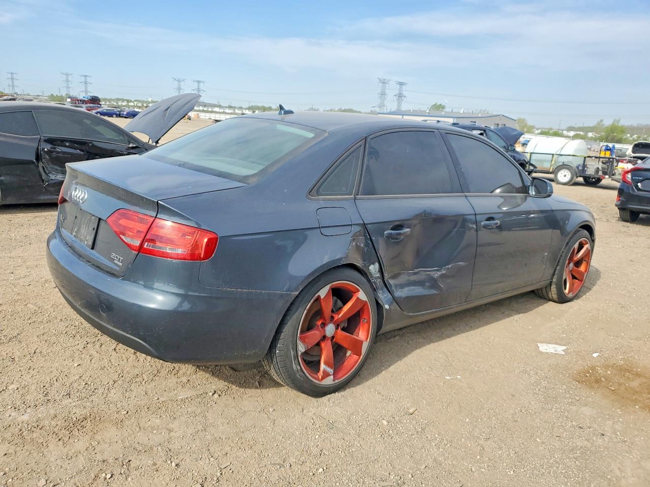 2011 Audi A4 Premium Gray vin: WAUBFAFLXBN031953