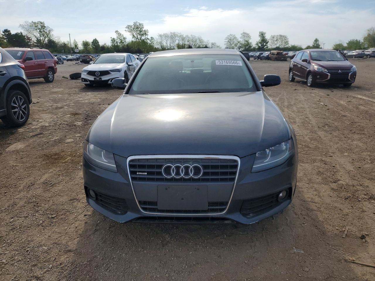 2011 Audi A4 Premium Gray vin: WAUBFAFLXBN031953