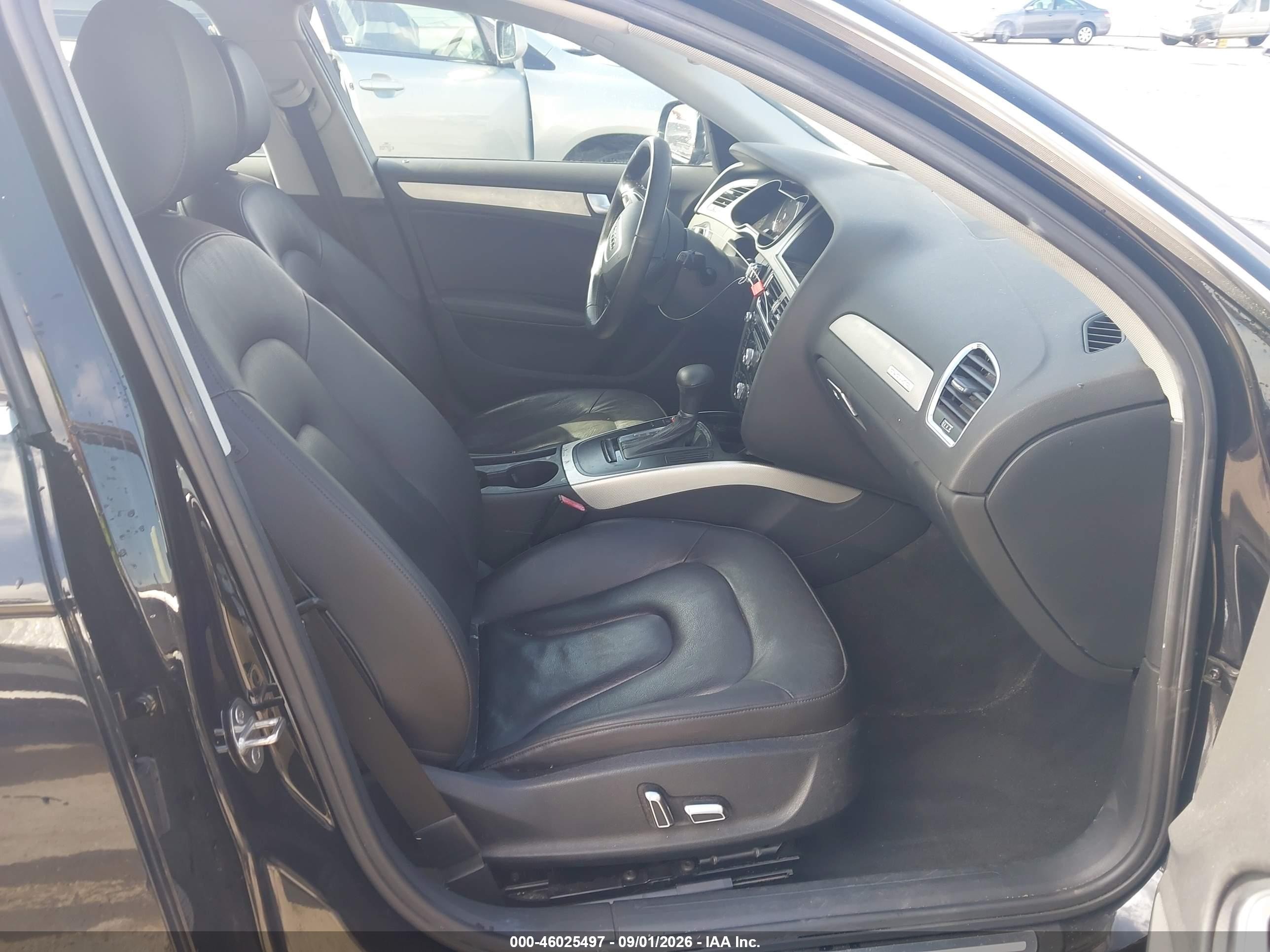 2013 Audi A4 2.0t Premium Black vin: WAUBFAFLXDN009549