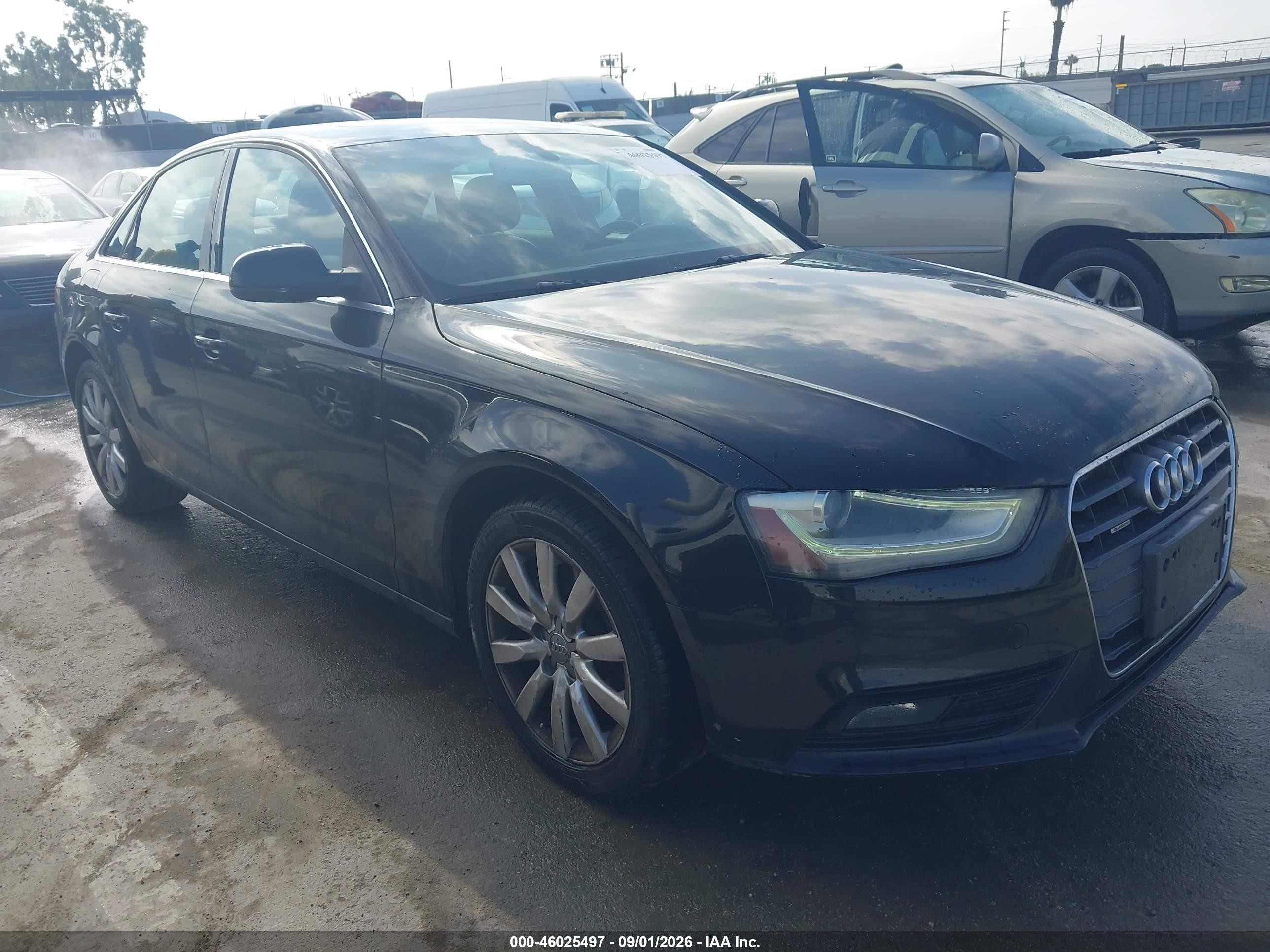 2013 Audi A4 2.0t Premium Black vin: WAUBFAFLXDN009549