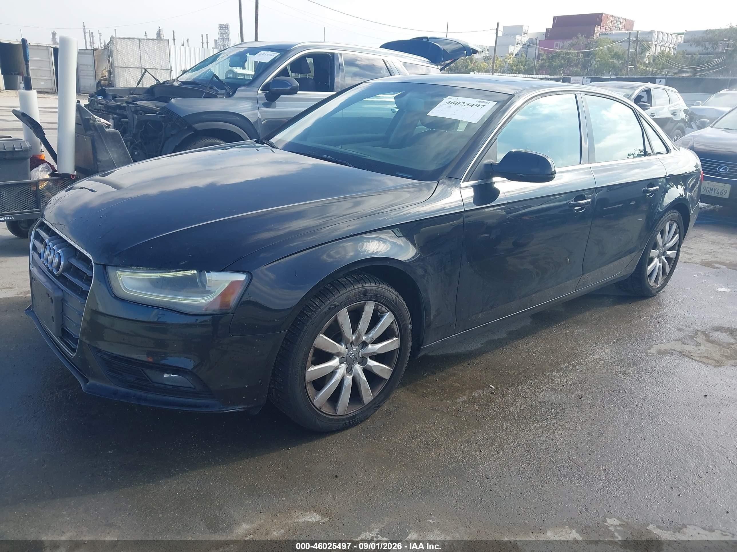 2013 Audi A4 2.0t Premium Black vin: WAUBFAFLXDN009549