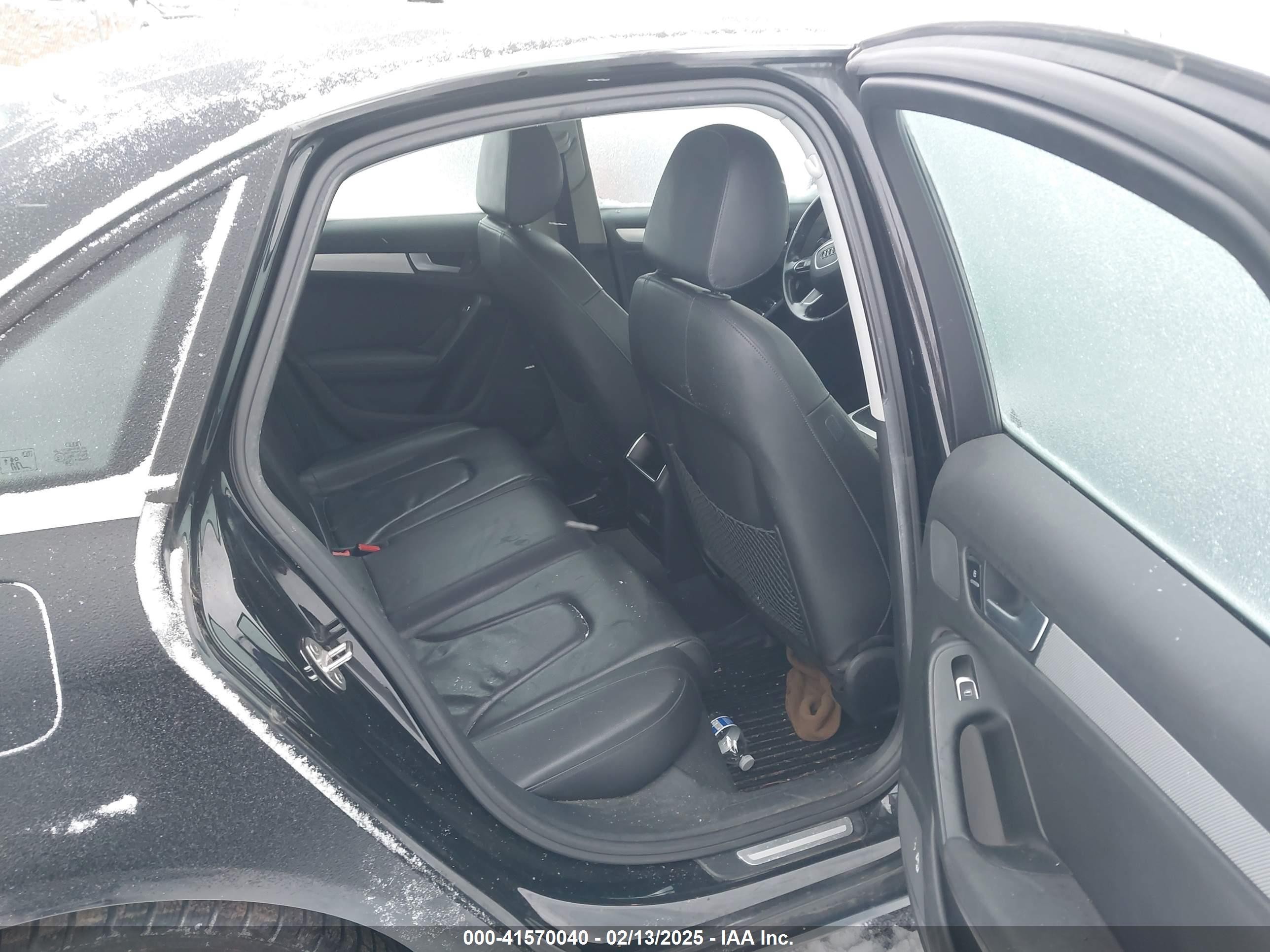 2013 Audi A4 2.0t Premium Black vin: WAUBFAFLXDN029378