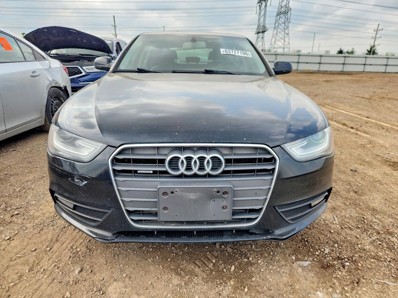 2013 Audi A4 Premium Black vin: WAUBFAFLXDN029378