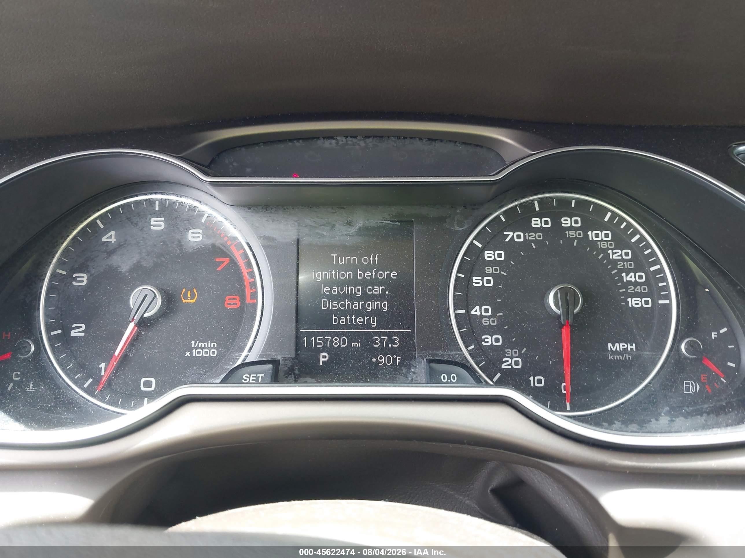 2013 Audi A4 2.0t Premium White vin: WAUBFAFLXDN030613