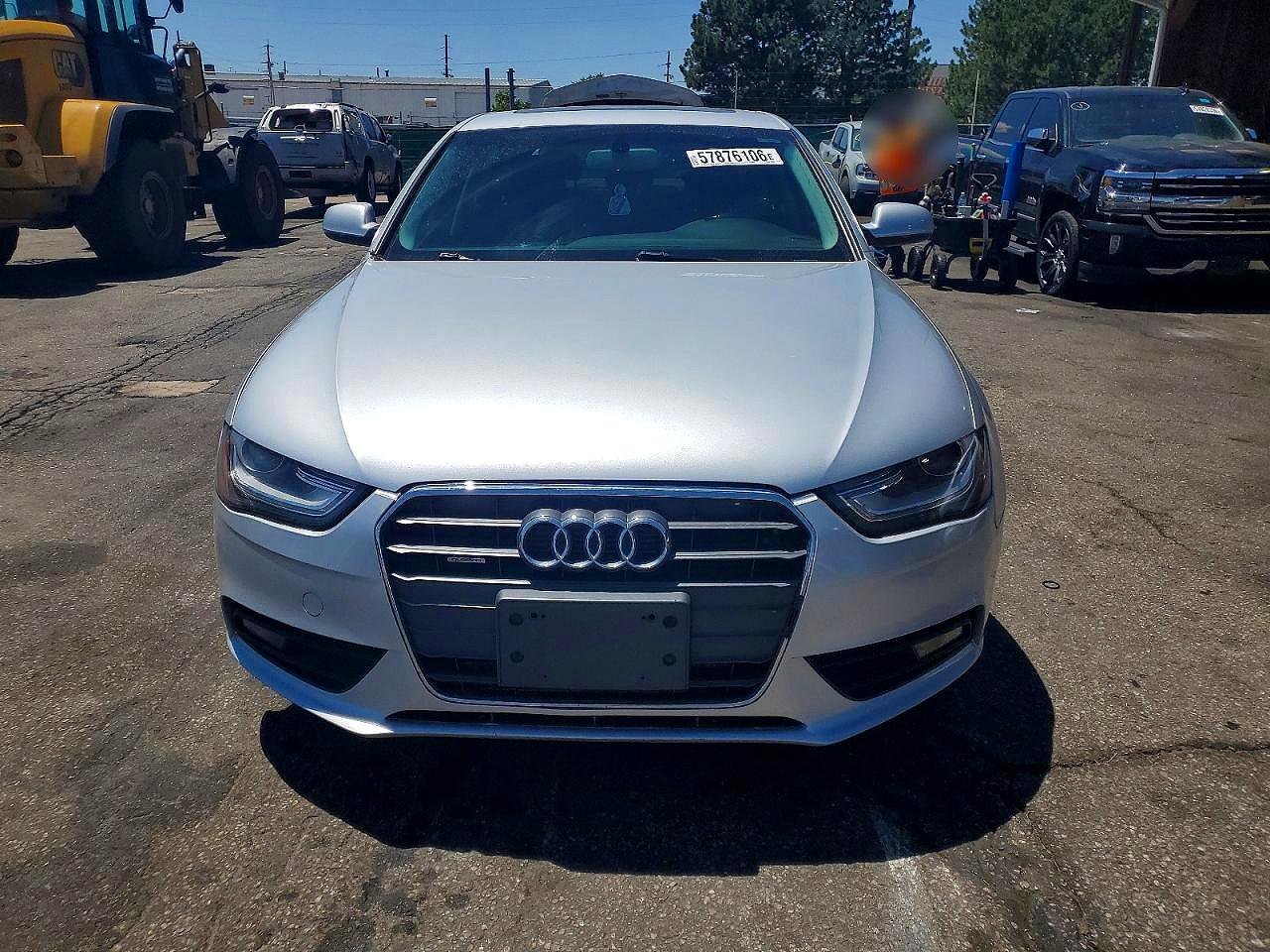 2013 Audi A4 Premium Silver vin: WAUBFAFLXDN035164