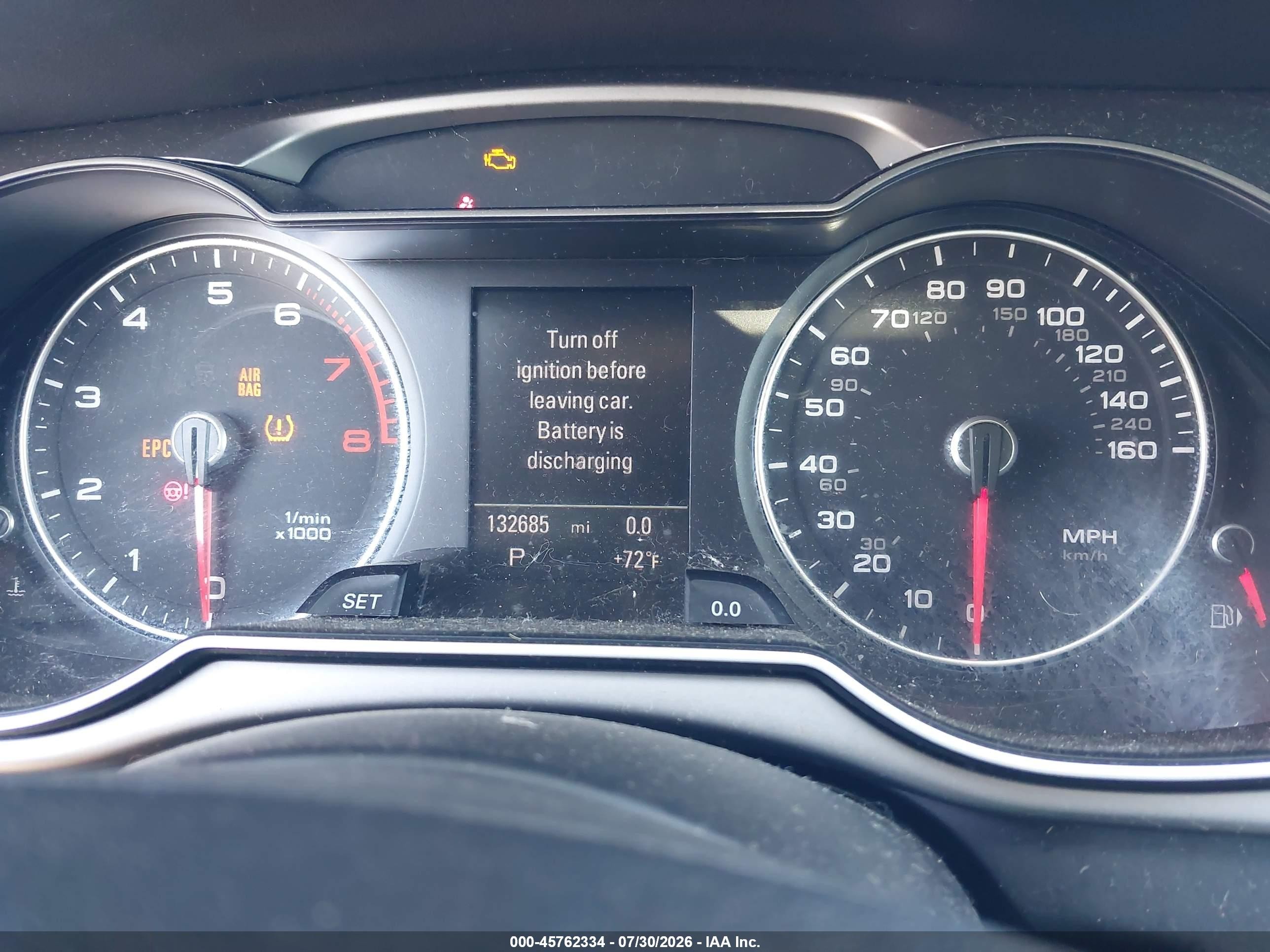 2014 Audi A4 2.0t Premium Gray vin: WAUBFAFLXEN002487