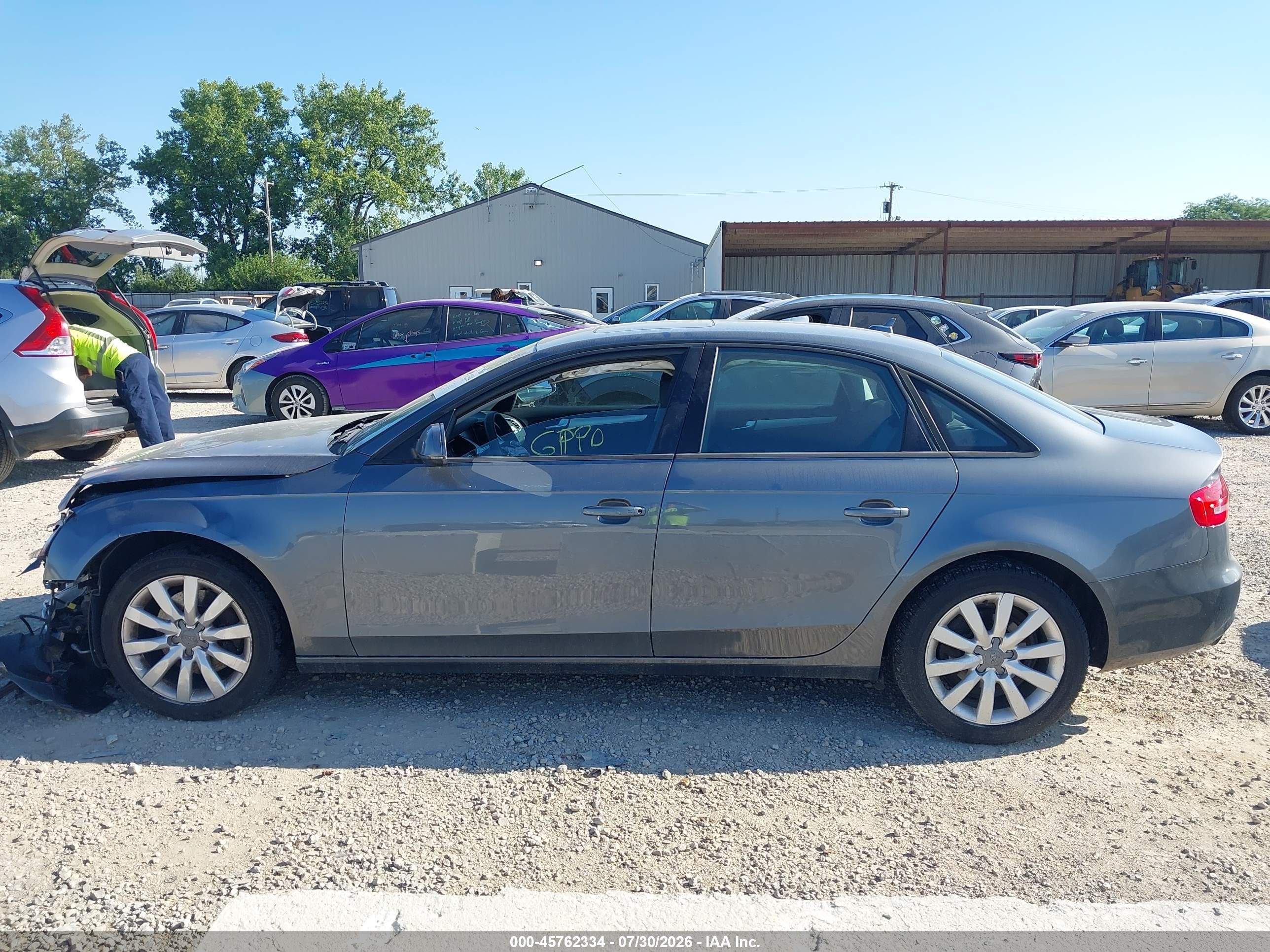 2014 Audi A4 2.0t Premium Gray vin: WAUBFAFLXEN002487