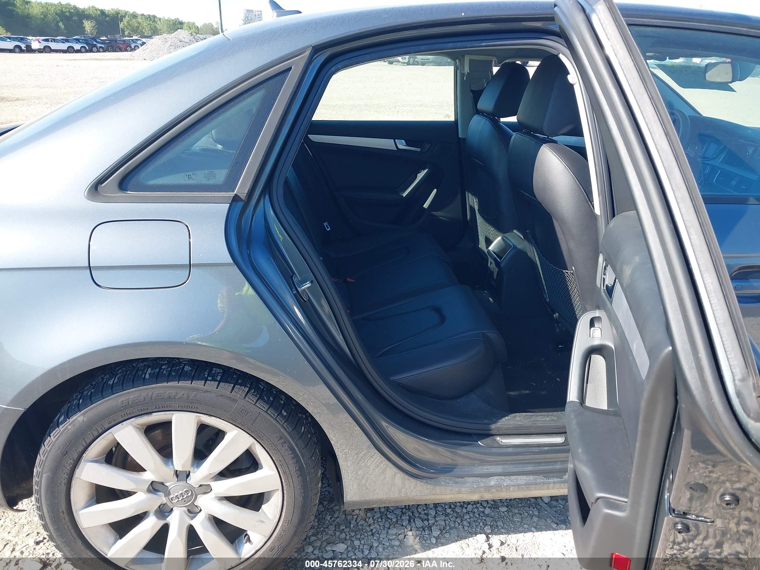 2014 Audi A4 2.0t Premium Gray vin: WAUBFAFLXEN002487