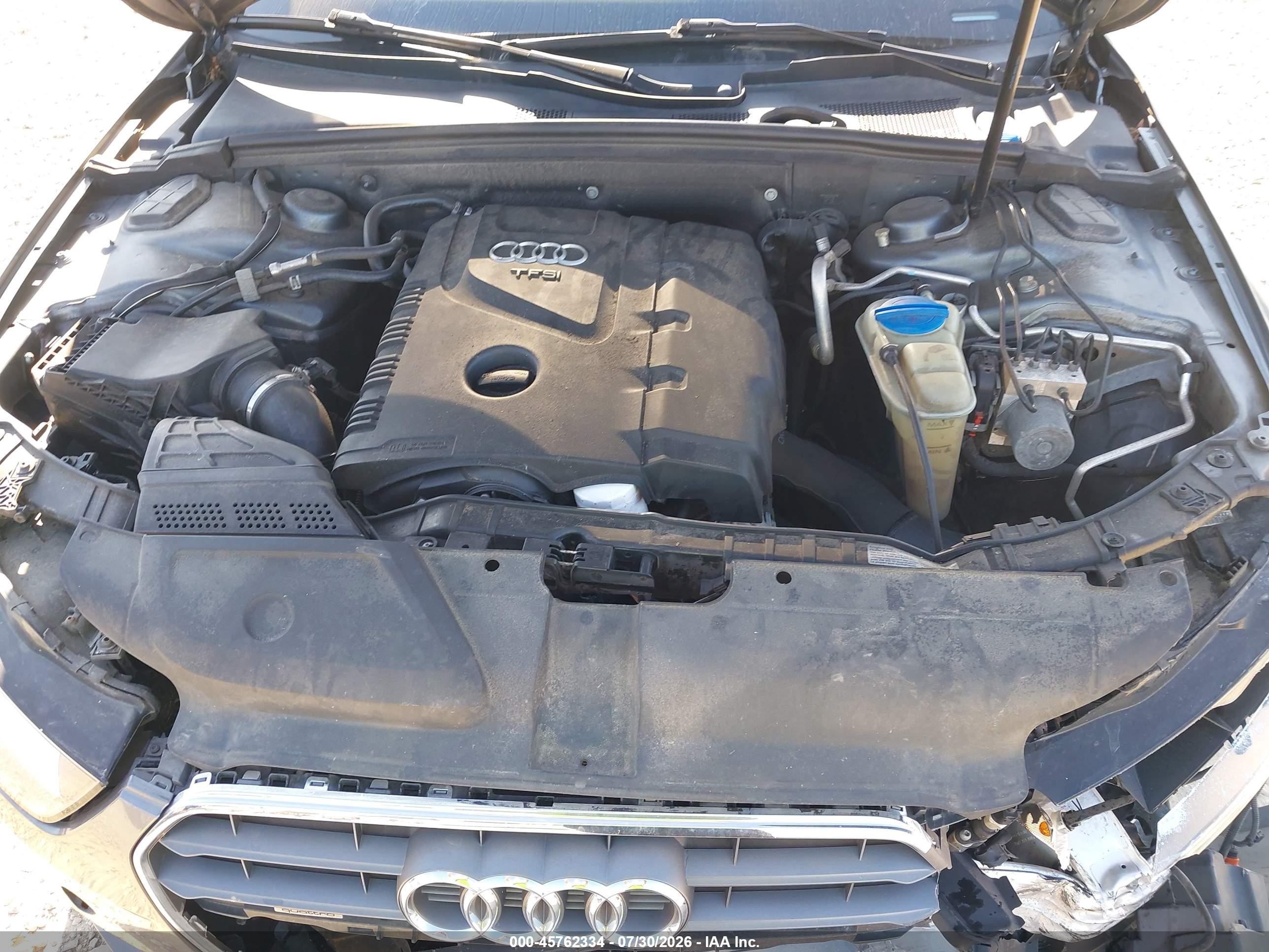 2014 Audi A4 2.0t Premium Gray vin: WAUBFAFLXEN002487