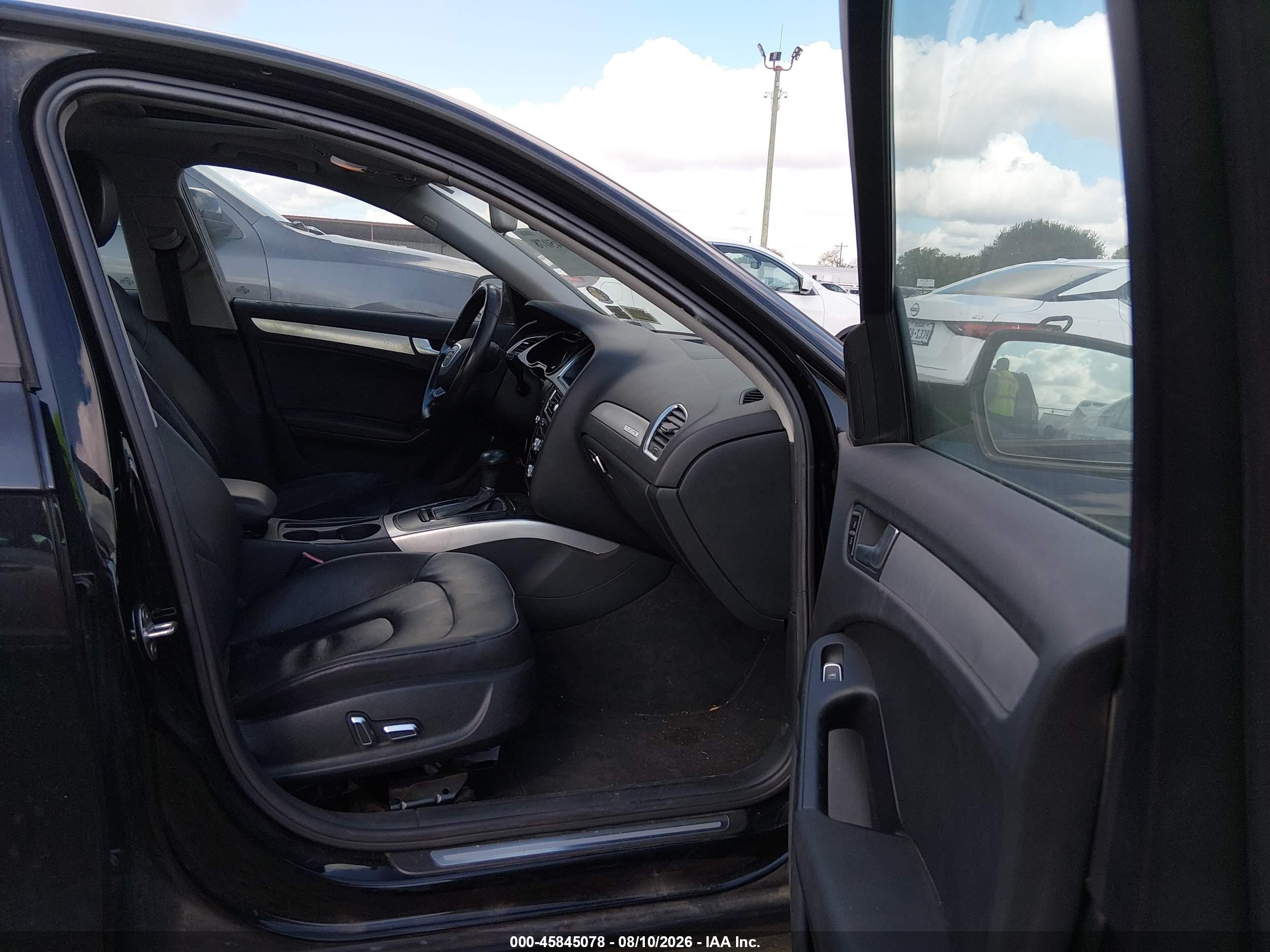 2014 Audi A4 2.0t Premium Black vin: WAUBFAFLXEN010024