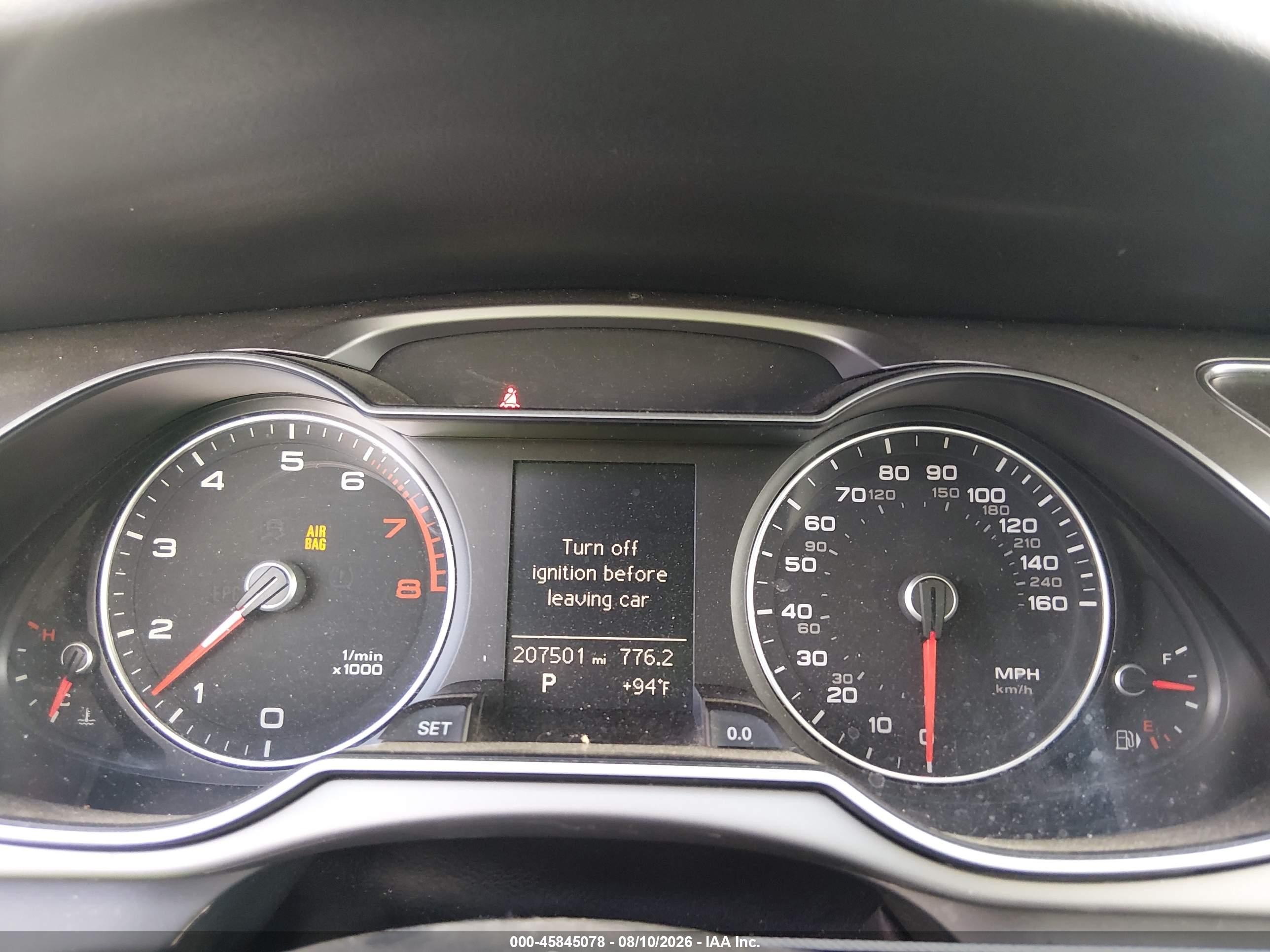 2014 Audi A4 2.0t Premium Black vin: WAUBFAFLXEN010024