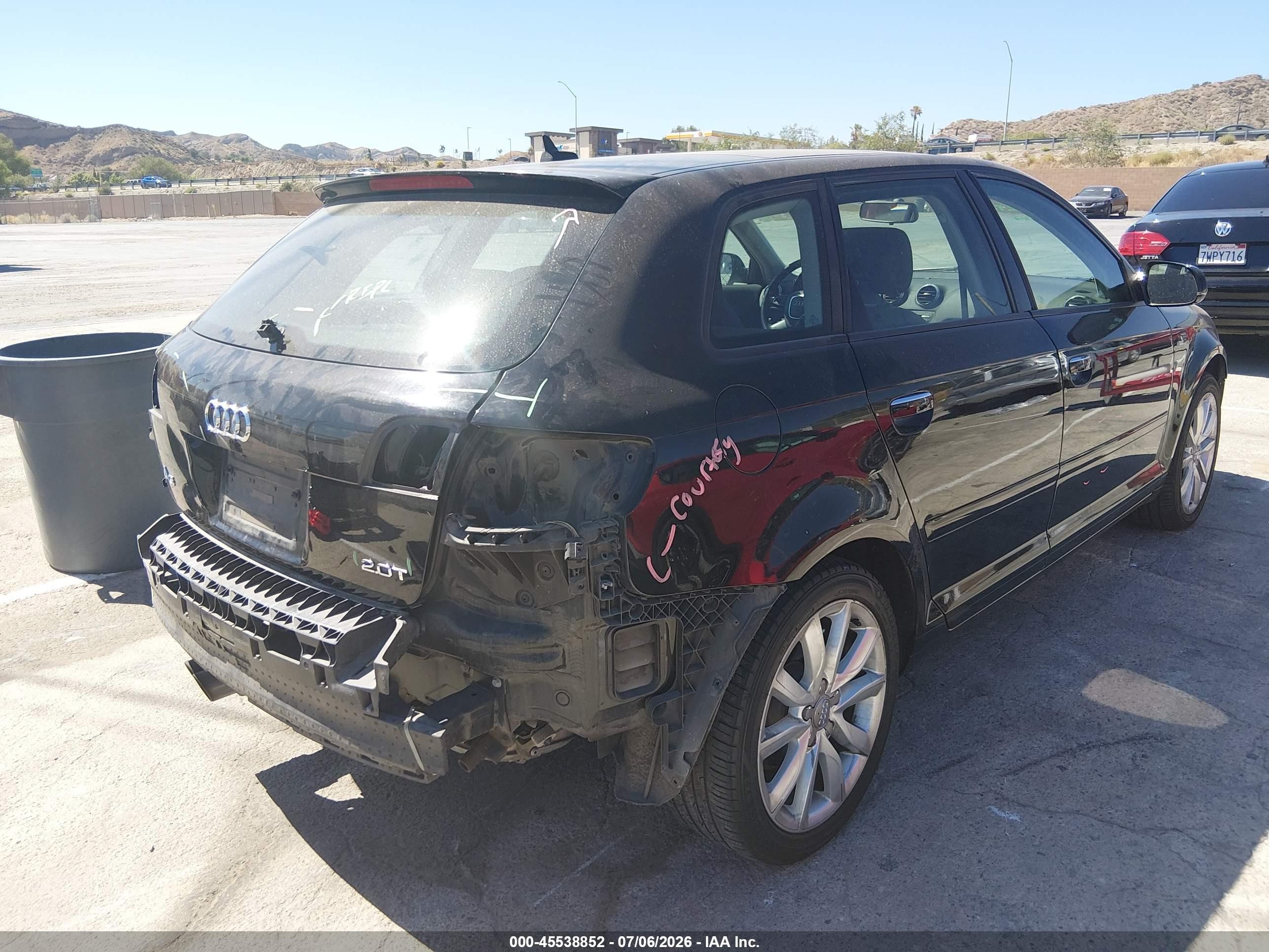 2011 Audi A3 2.0t Premium Black vin: WAUBFAFM8BA079614