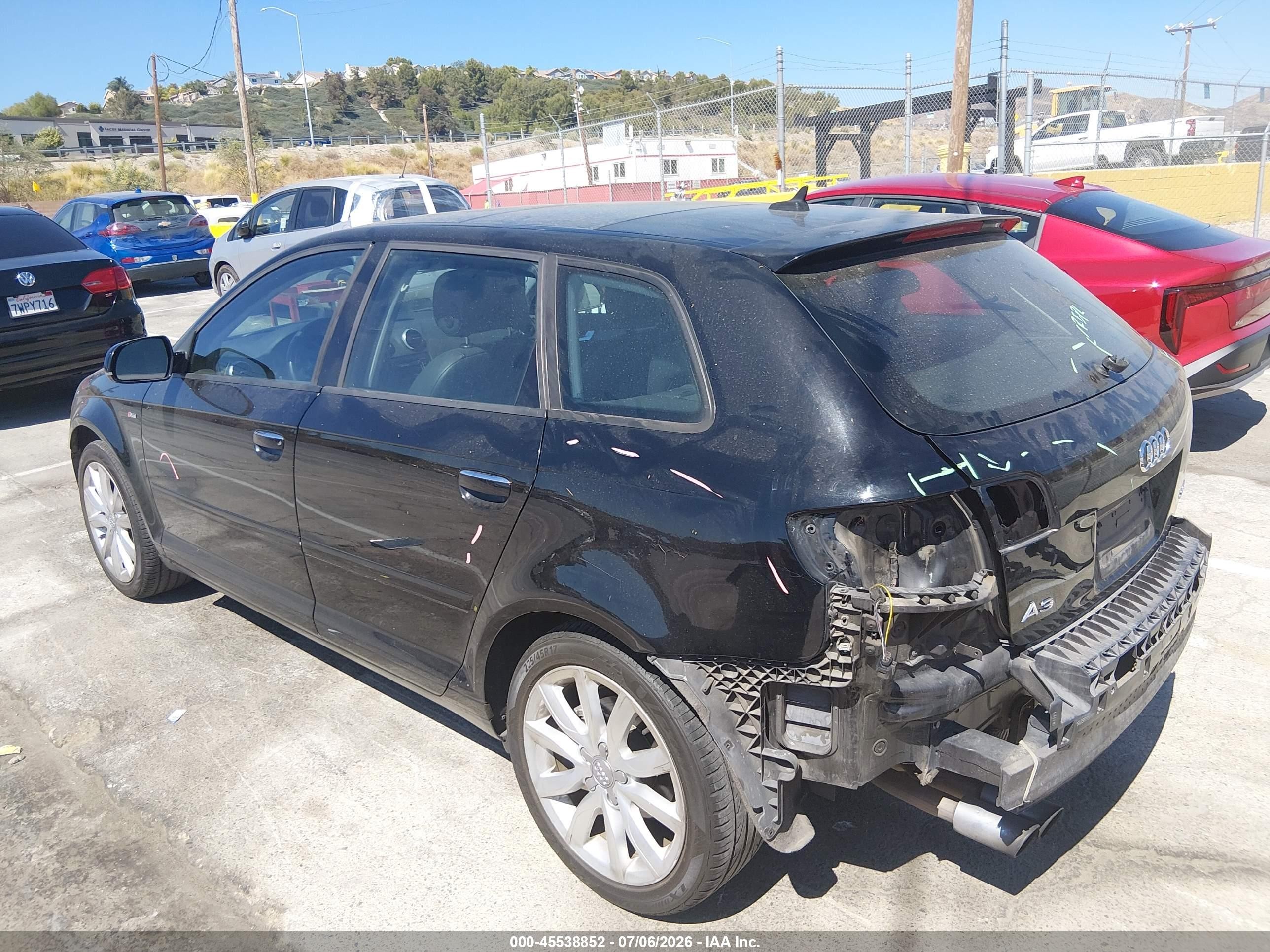 2011 Audi A3 2.0t Premium Black vin: WAUBFAFM8BA079614