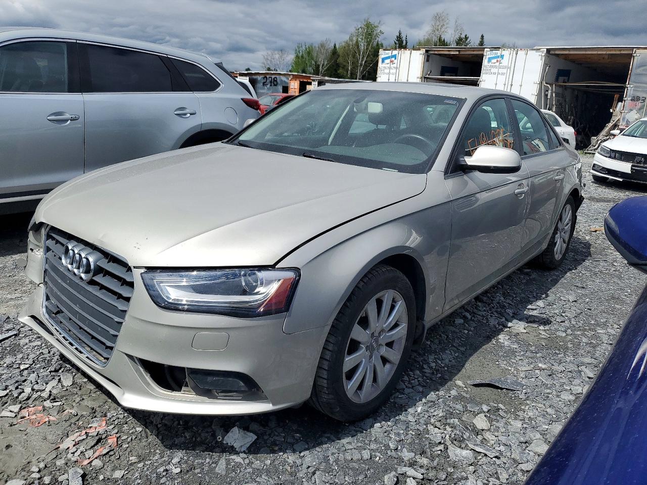 2013 Audi A4 Premium Silver vin: WAUBFCFL0DN014139