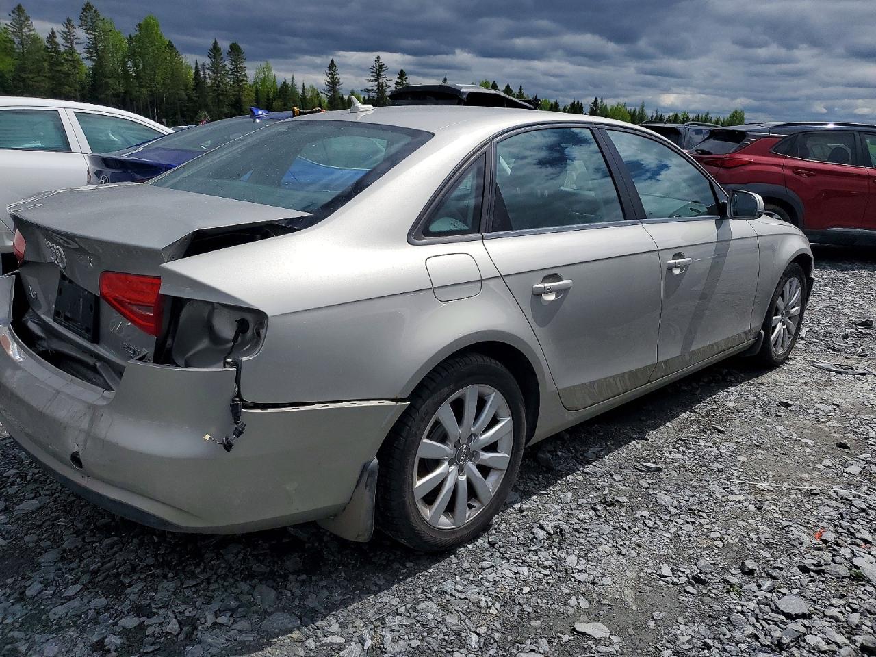 2013 Audi A4 Premium Silver vin: WAUBFCFL0DN014139