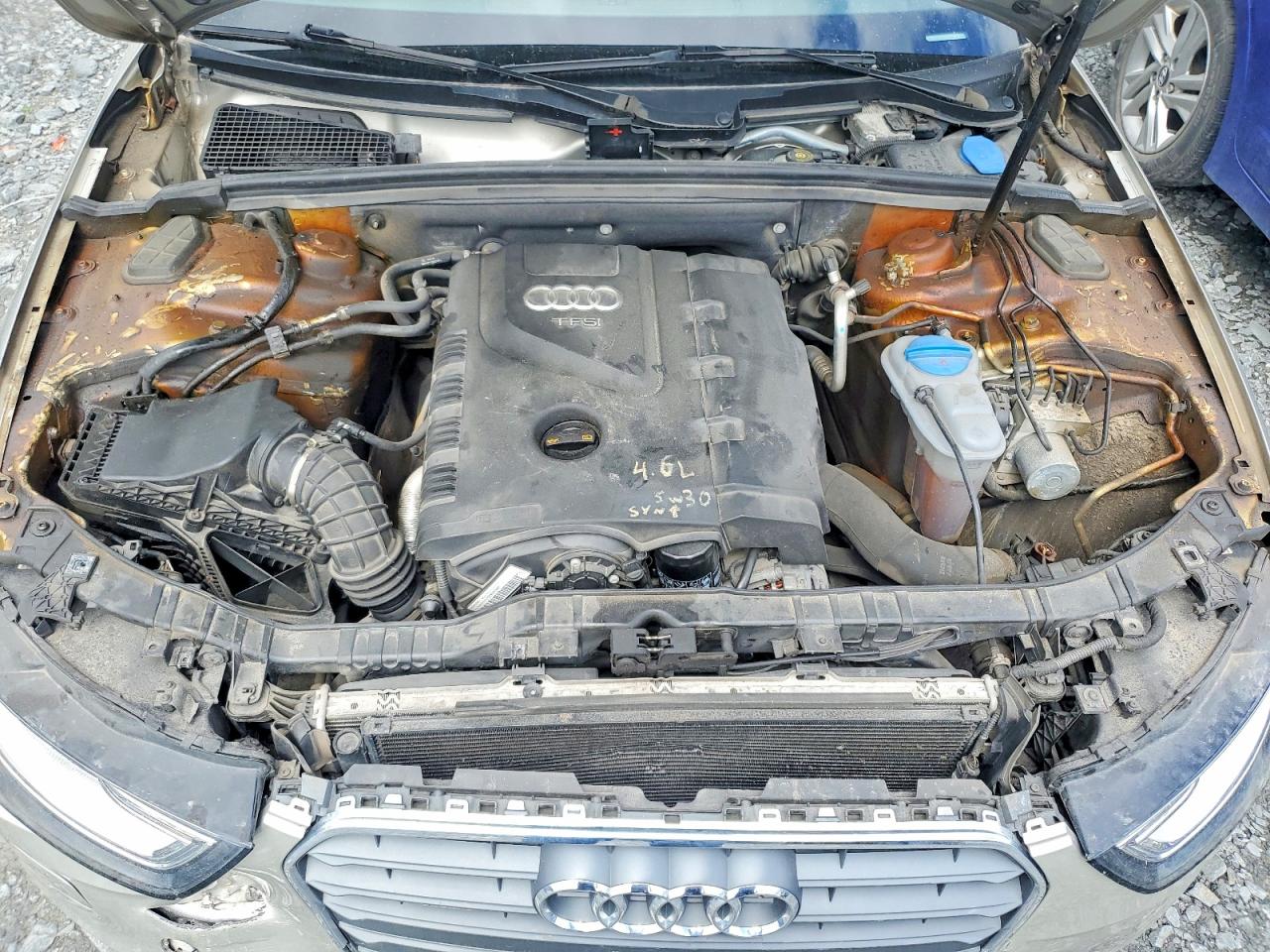 2013 Audi A4 Premium Silver vin: WAUBFCFL0DN014139