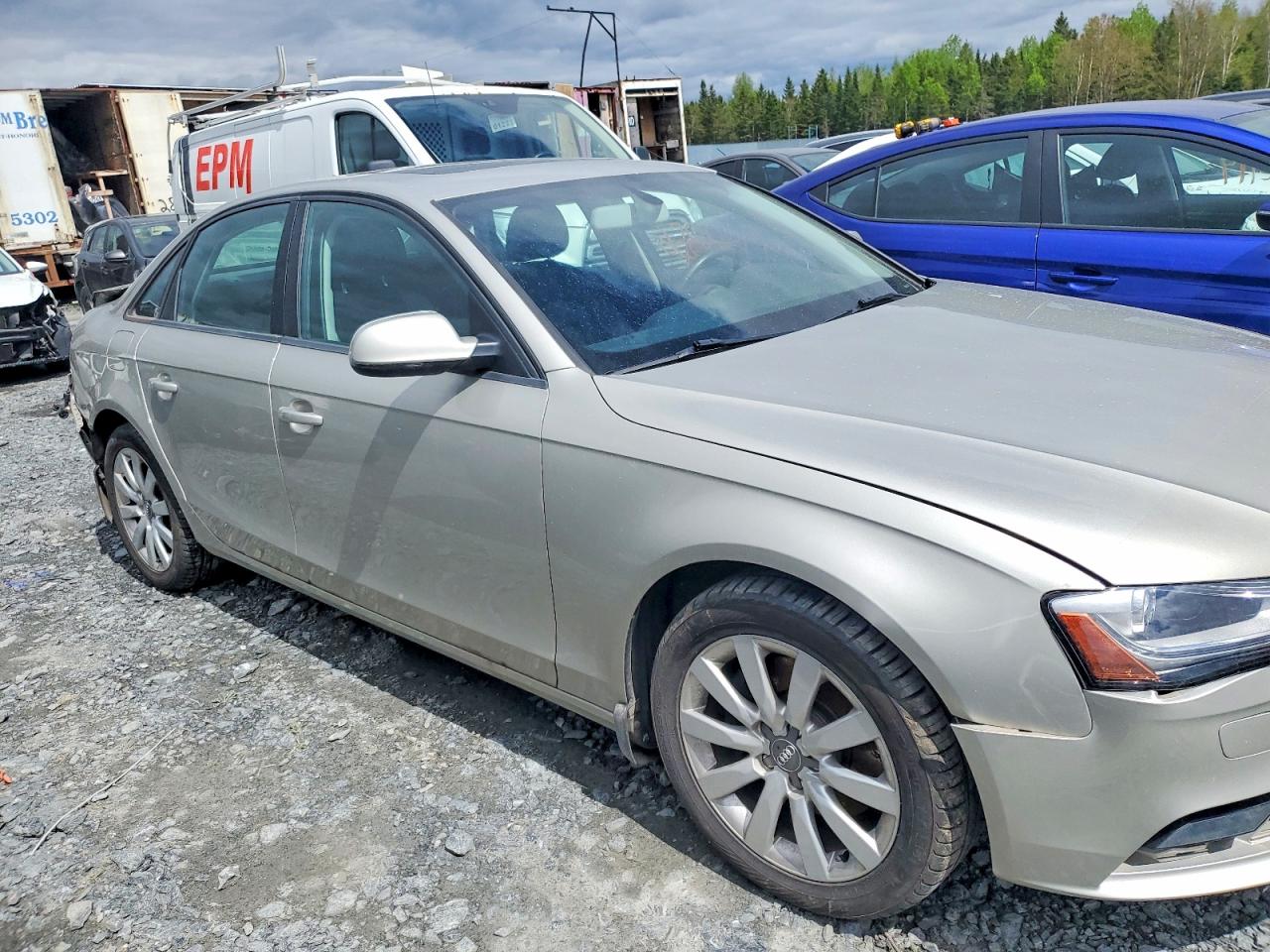 2013 Audi A4 Premium Silver vin: WAUBFCFL0DN014139