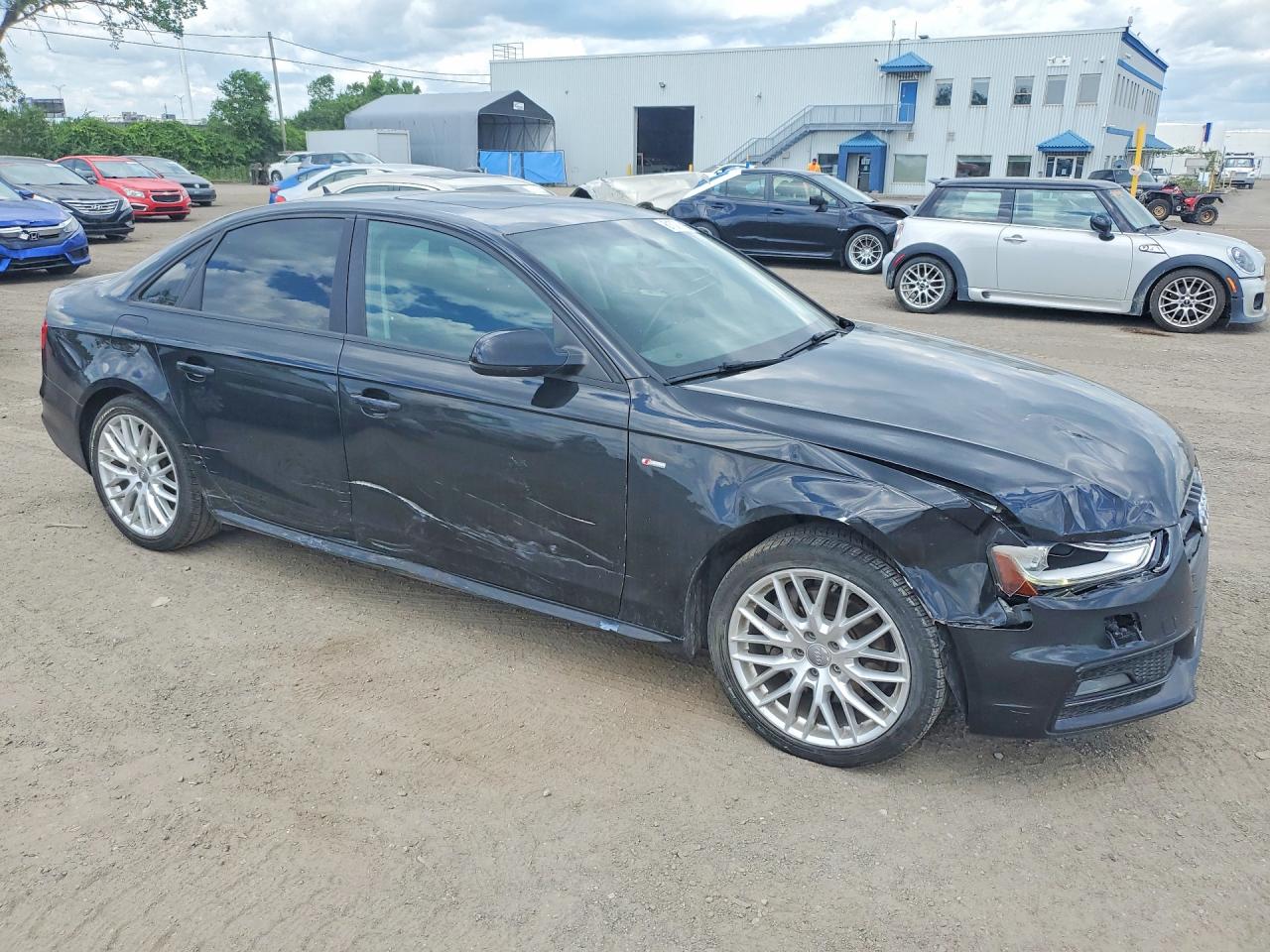 2015 Audi A4 Premium Black vin: WAUBFCFL0FN002284