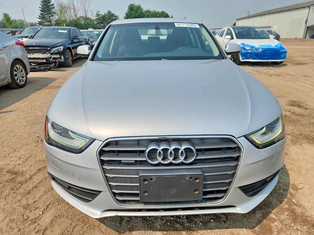 2013 Audi A4 Premium Silver vin: WAUBFCFL1DN021097
